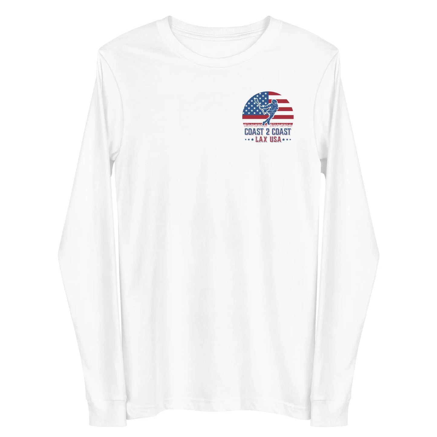 Lax USA Adult Long Sleeve Tee Coast 2 Coast Lax USA