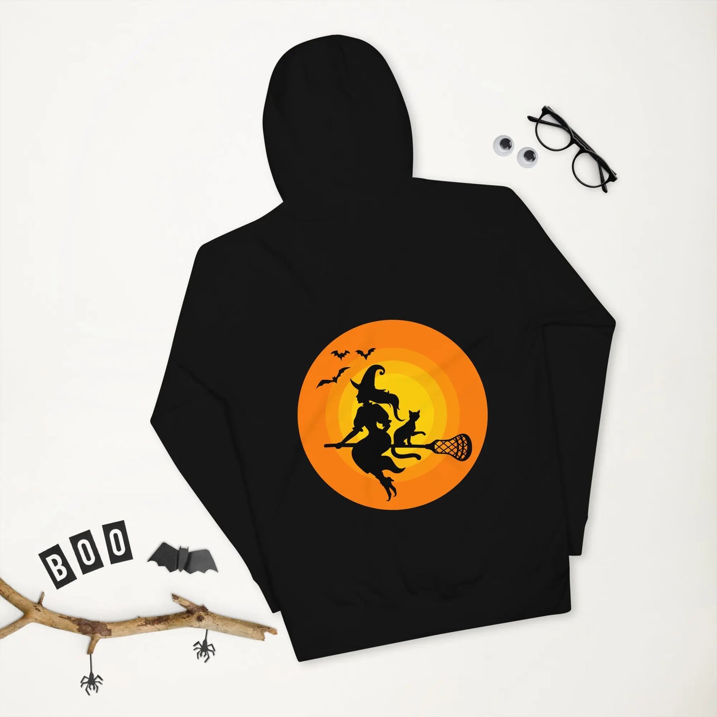 Halloween Lacrosse Witch Unisex Hoodie Coast 2 Coast Lax USA