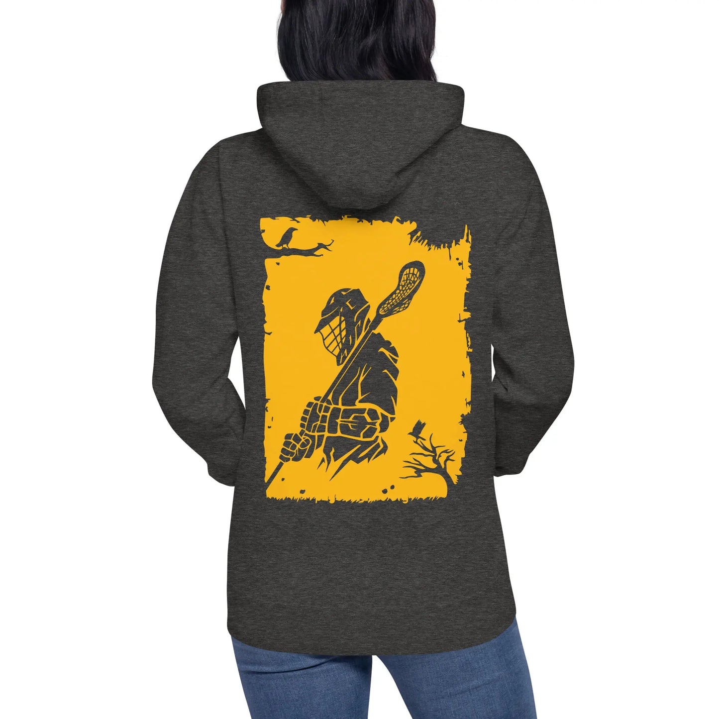 Adult Lacrosse Player Hoodie Coast 2 Coast Lax USA