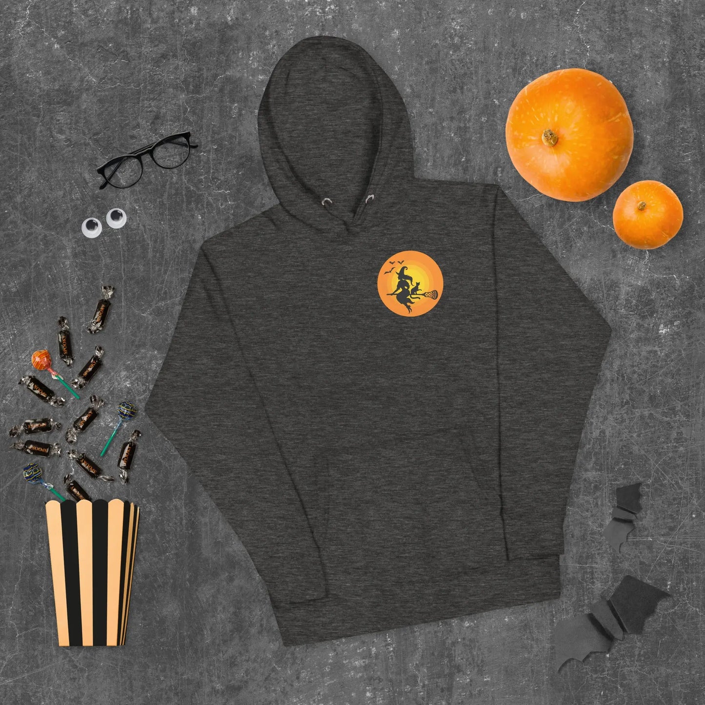 Halloween Lacrosse Witch Unisex Hoodie Coast 2 Coast Lax USA