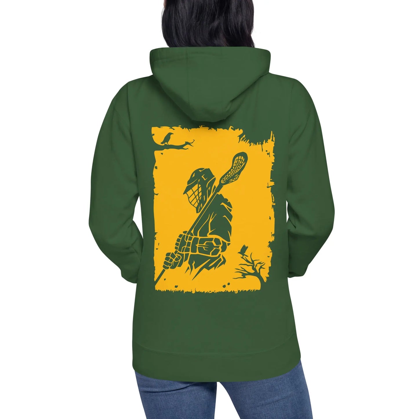 Adult Lacrosse Player Hoodie Coast 2 Coast Lax USA