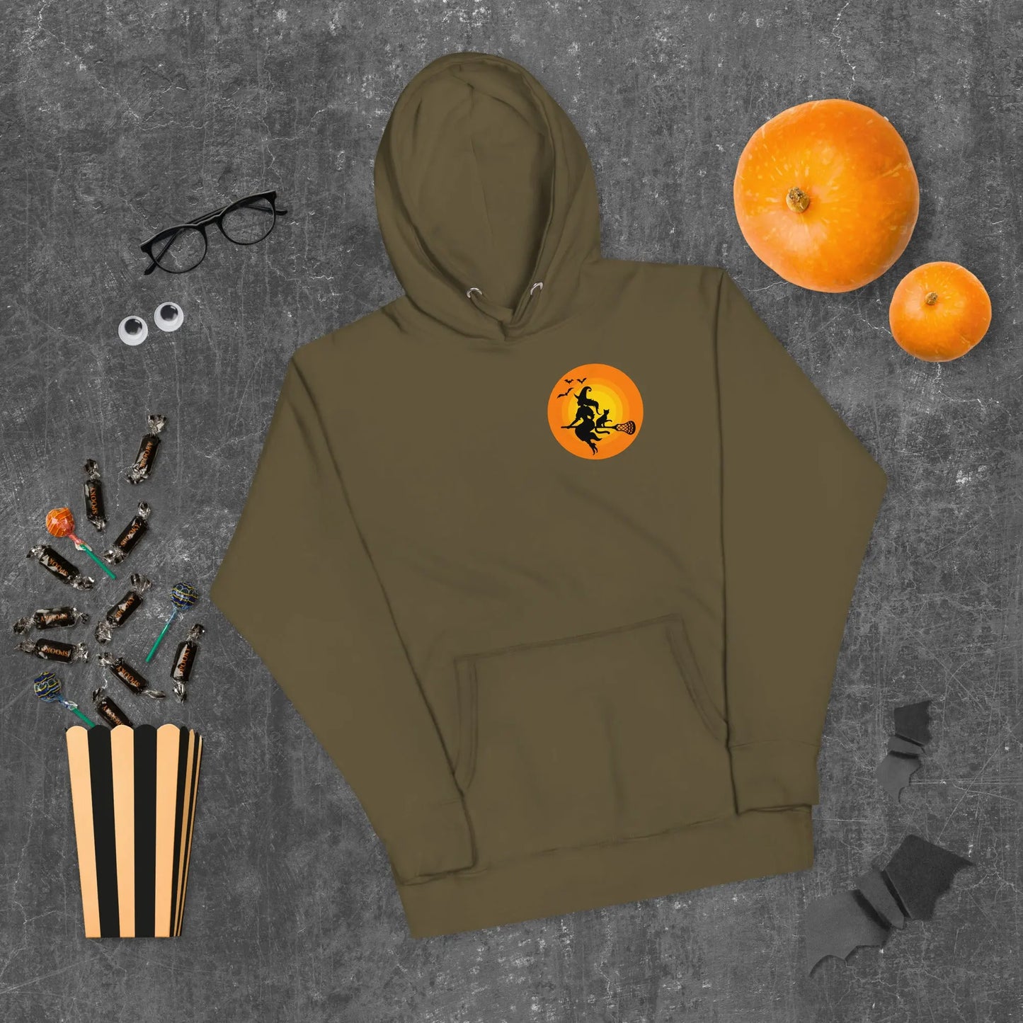 Halloween Lacrosse Witch Unisex Hoodie Coast 2 Coast Lax USA