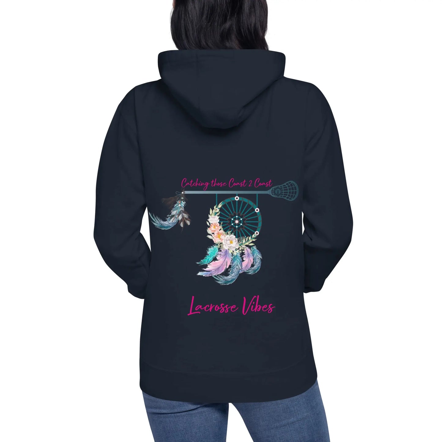 Catalina Adult Lacrosse Vibes Hoodie Coast 2 Coast Lax USA