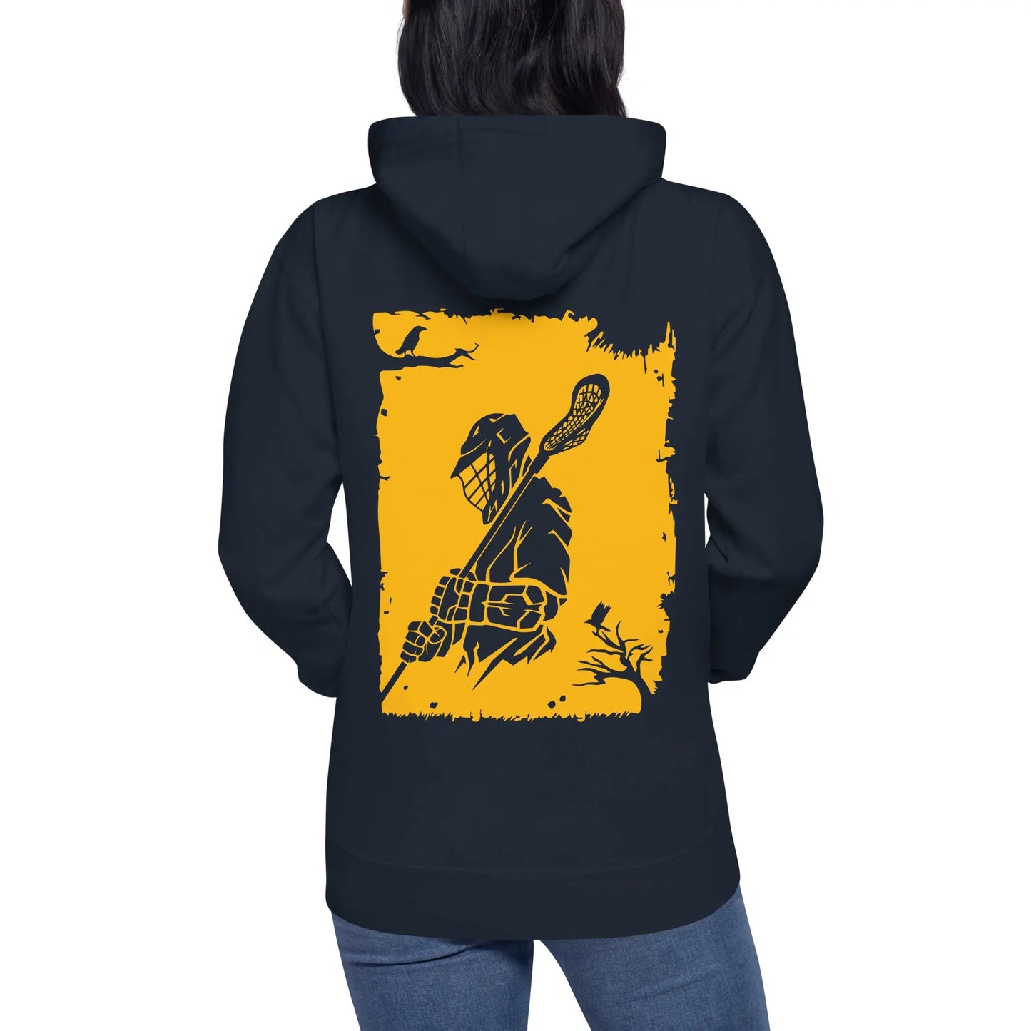 Adult Lacrosse Player Hoodie Coast 2 Coast Lax USA