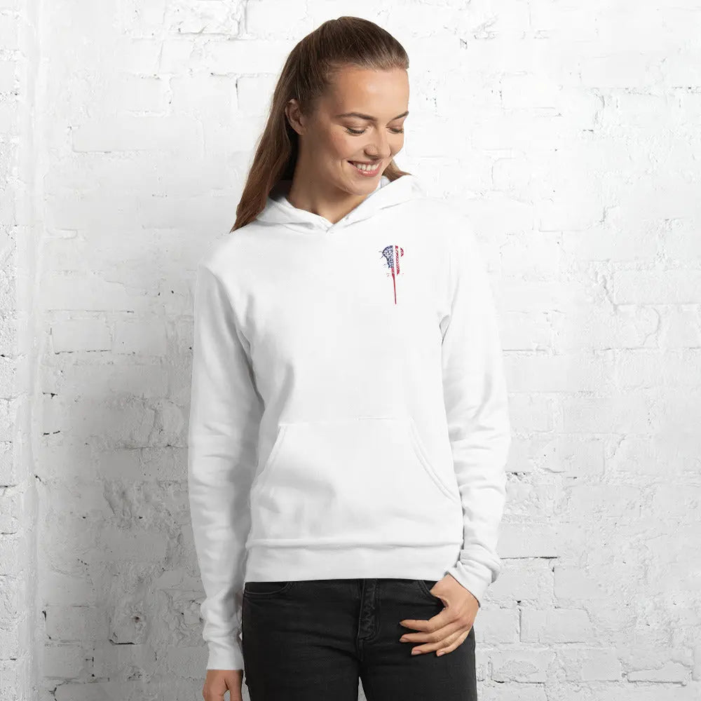 All American Girl Adult hoodie Coast 2 Coast Lax USA