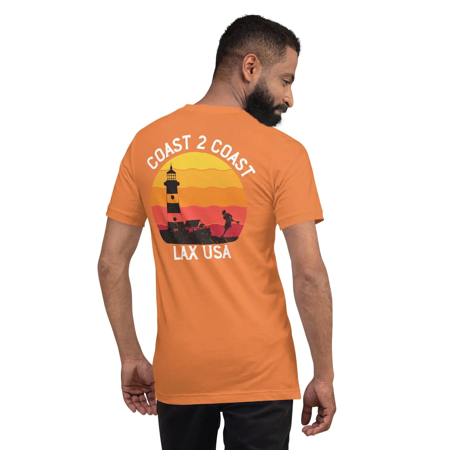 Respect the Crease Unisex t-shirt Coast 2 Coast Lax USA