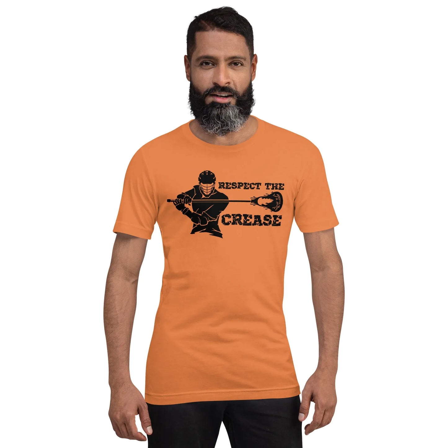Respect the Crease Unisex t-shirt Coast 2 Coast Lax USA