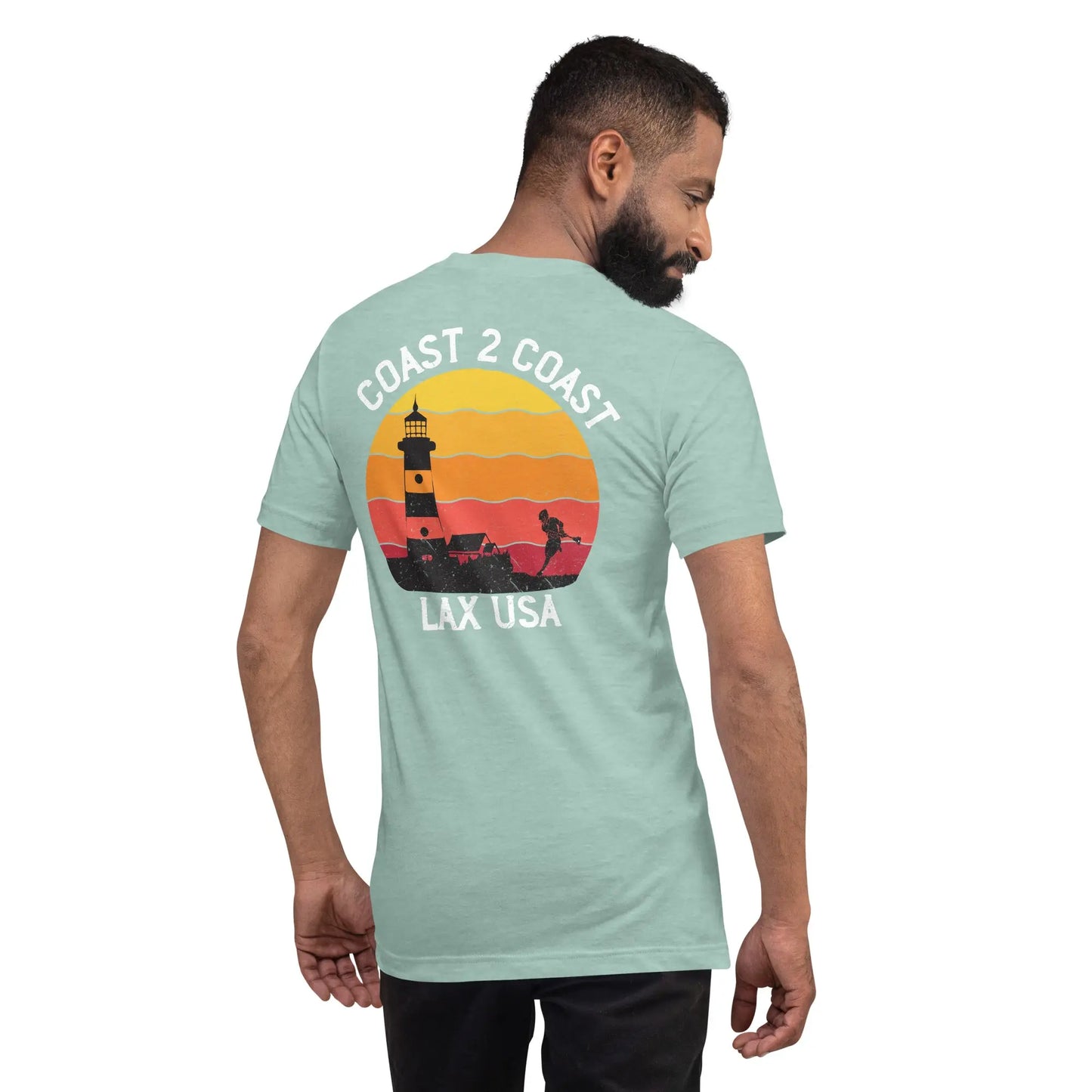 Respect the Crease Unisex t-shirt Coast 2 Coast Lax USA