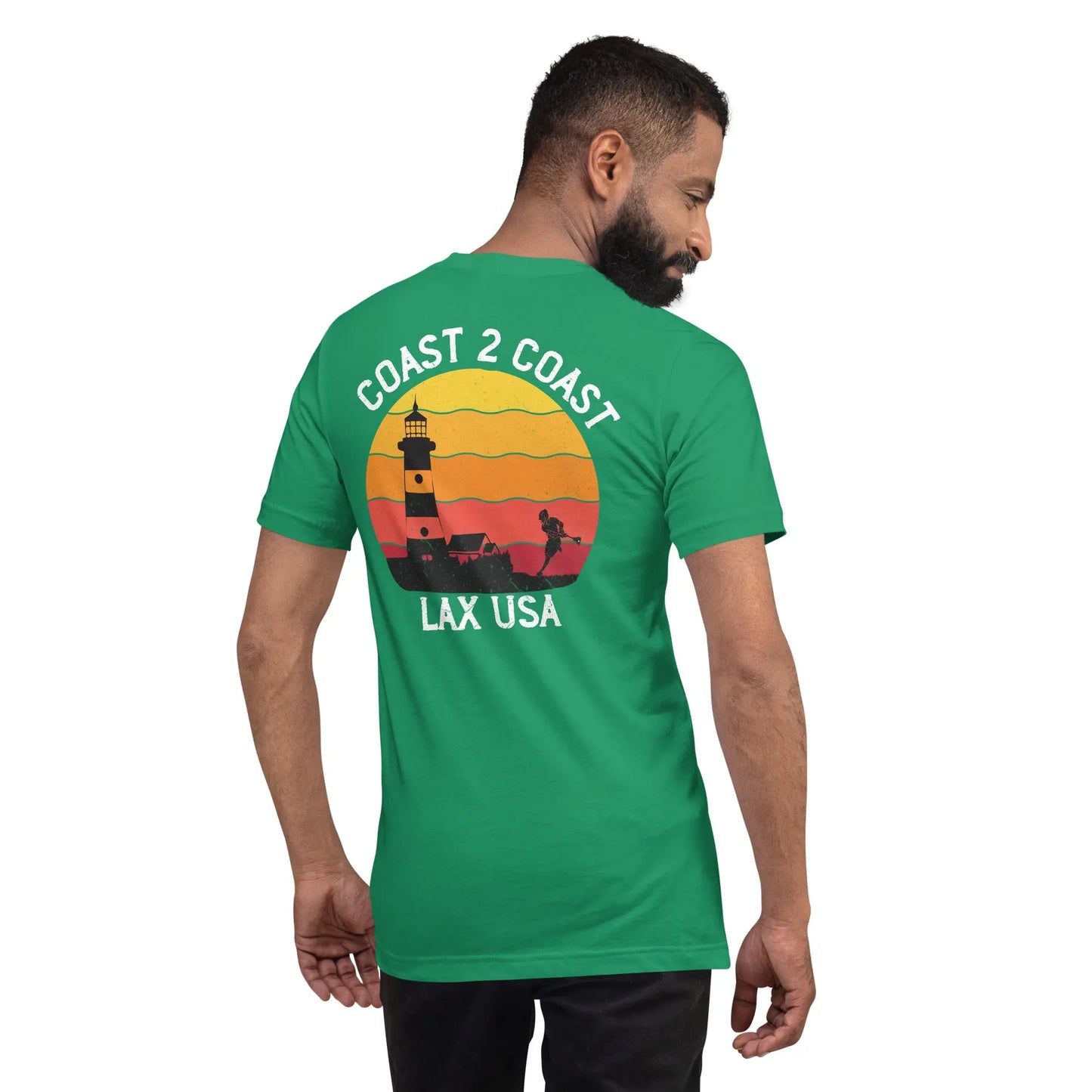 Respect the Crease Unisex t-shirt Coast 2 Coast Lax USA