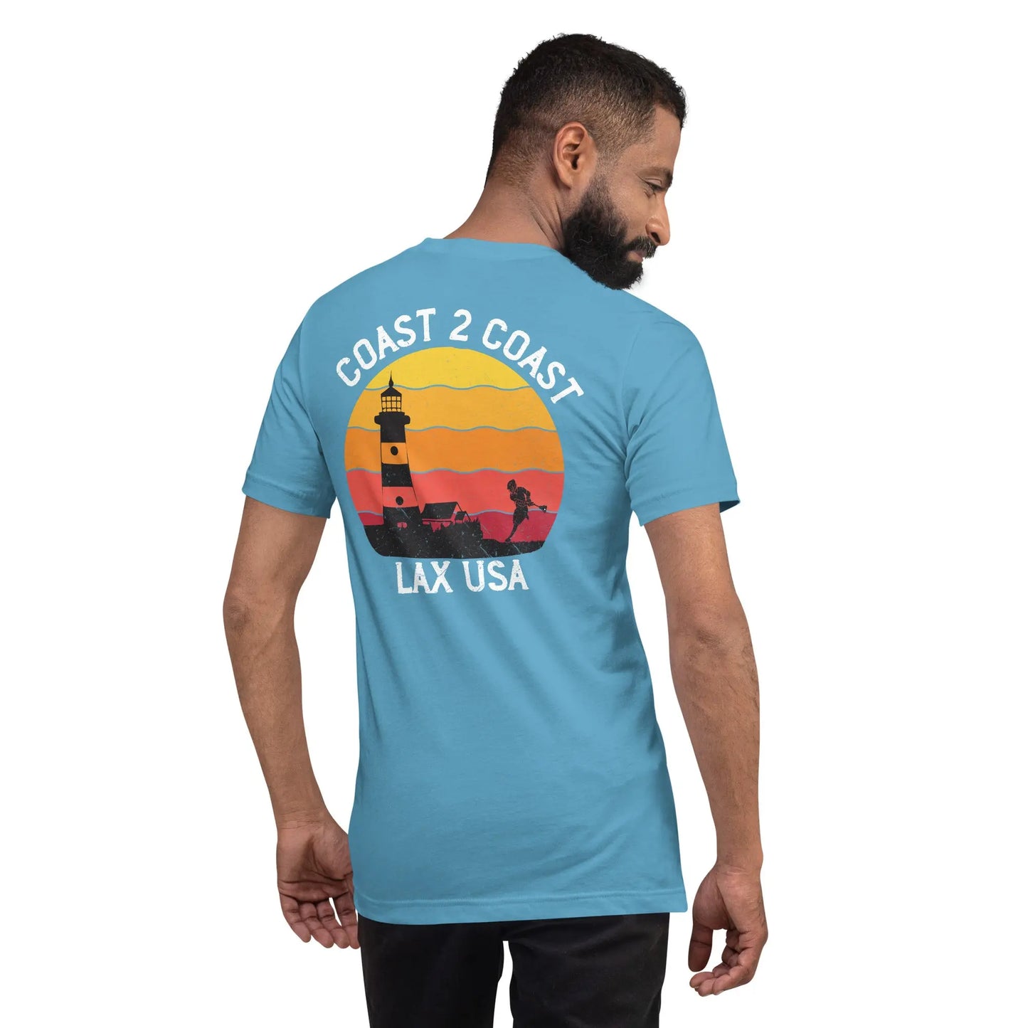Respect the Crease Unisex t-shirt Coast 2 Coast Lax USA