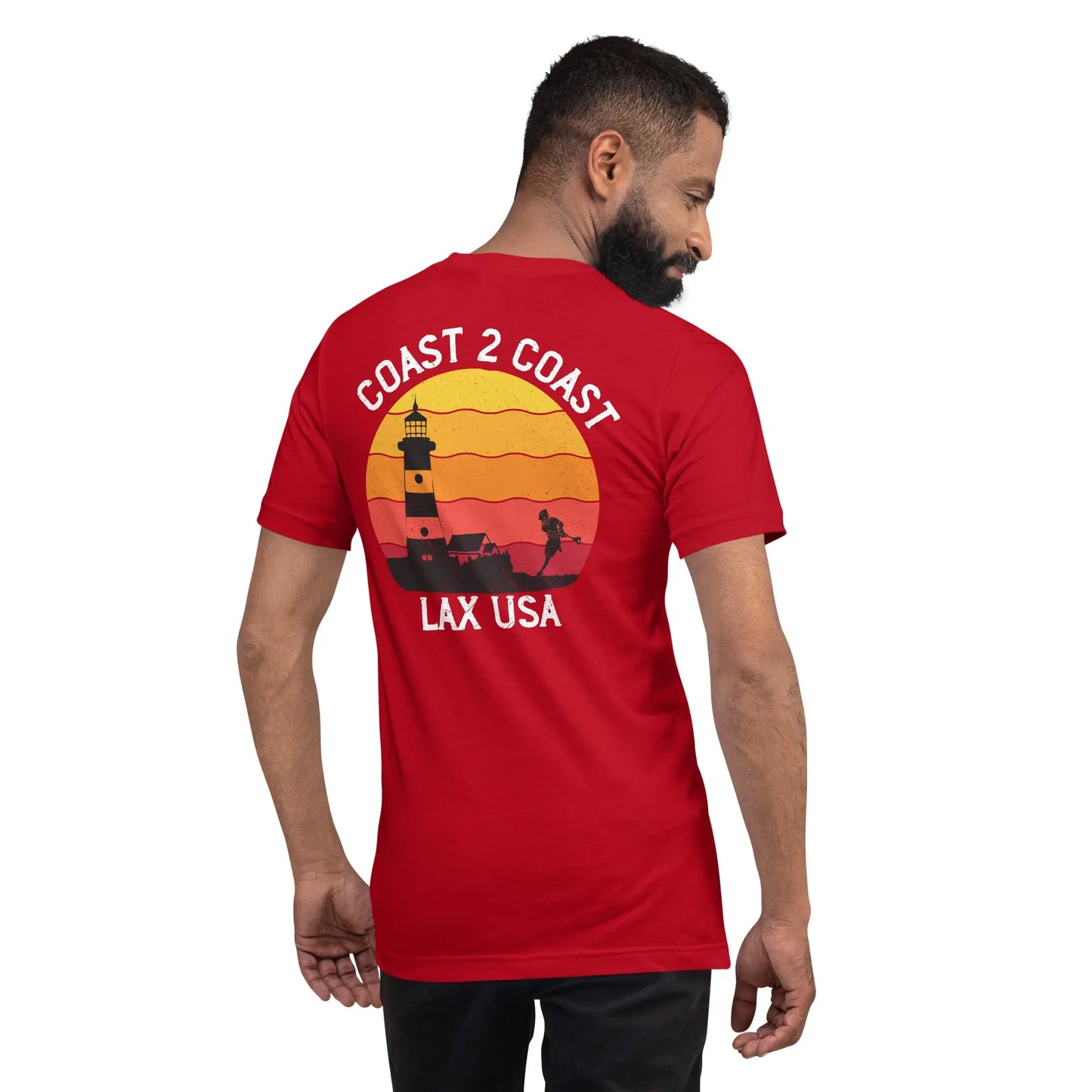 Respect the Crease Unisex t-shirt Coast 2 Coast Lax USA