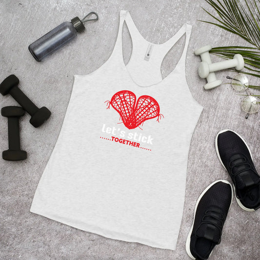 Women's Valentine's Racerback Tank Coast 2 Coast Lax USA