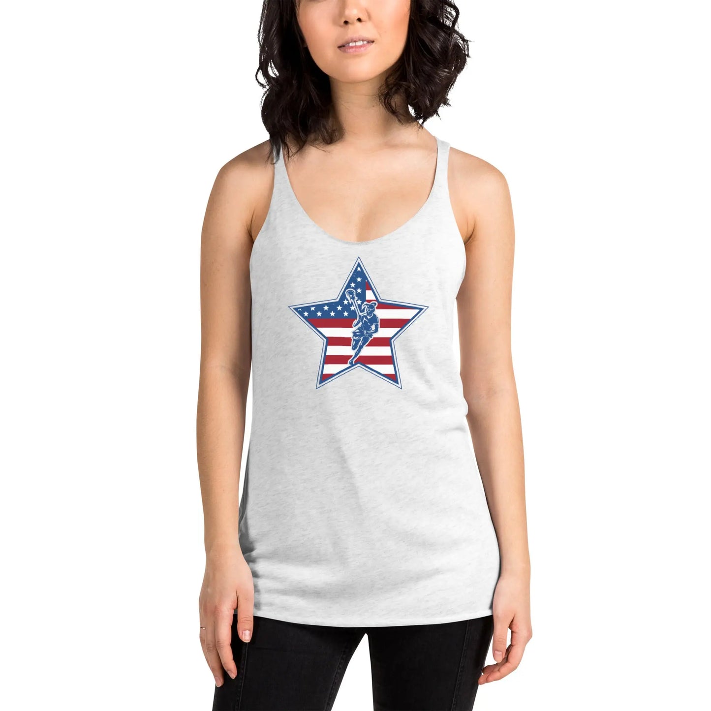 Star Player Women's Racerback Tank Coast 2 Coast Lax USA