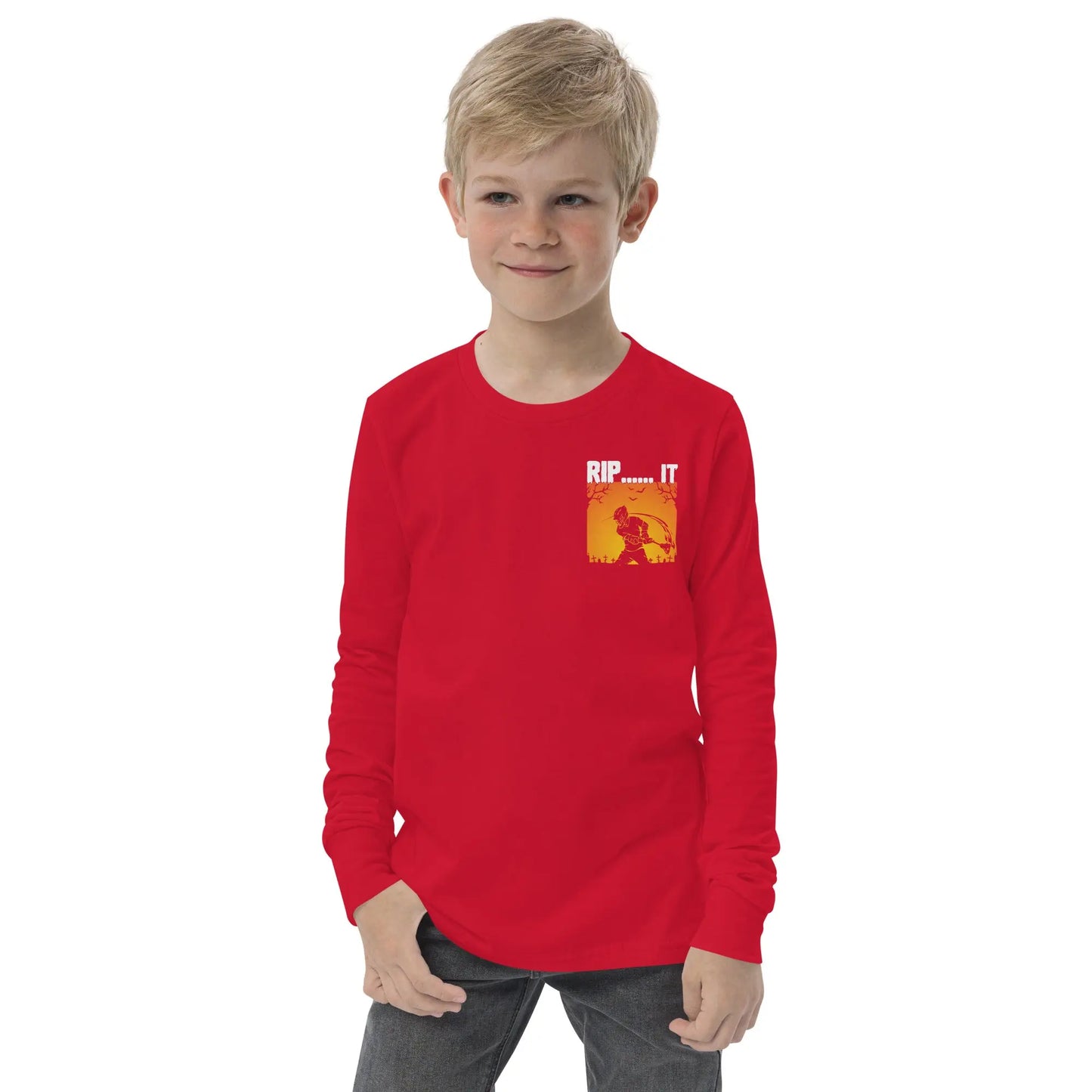 Youth Halloween RIP IT long sleeve tee Coast 2 Coast Lax USA