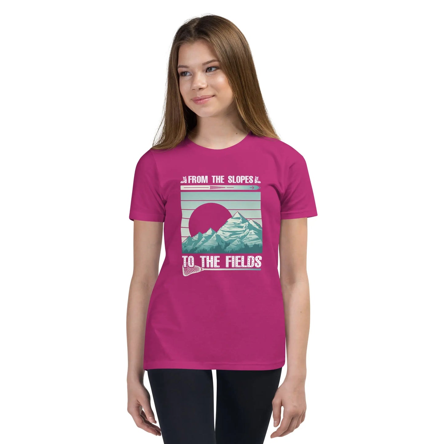 Youth Ski Lax Short Sleeve T-Shirt Coast 2 Coast Lax USA
