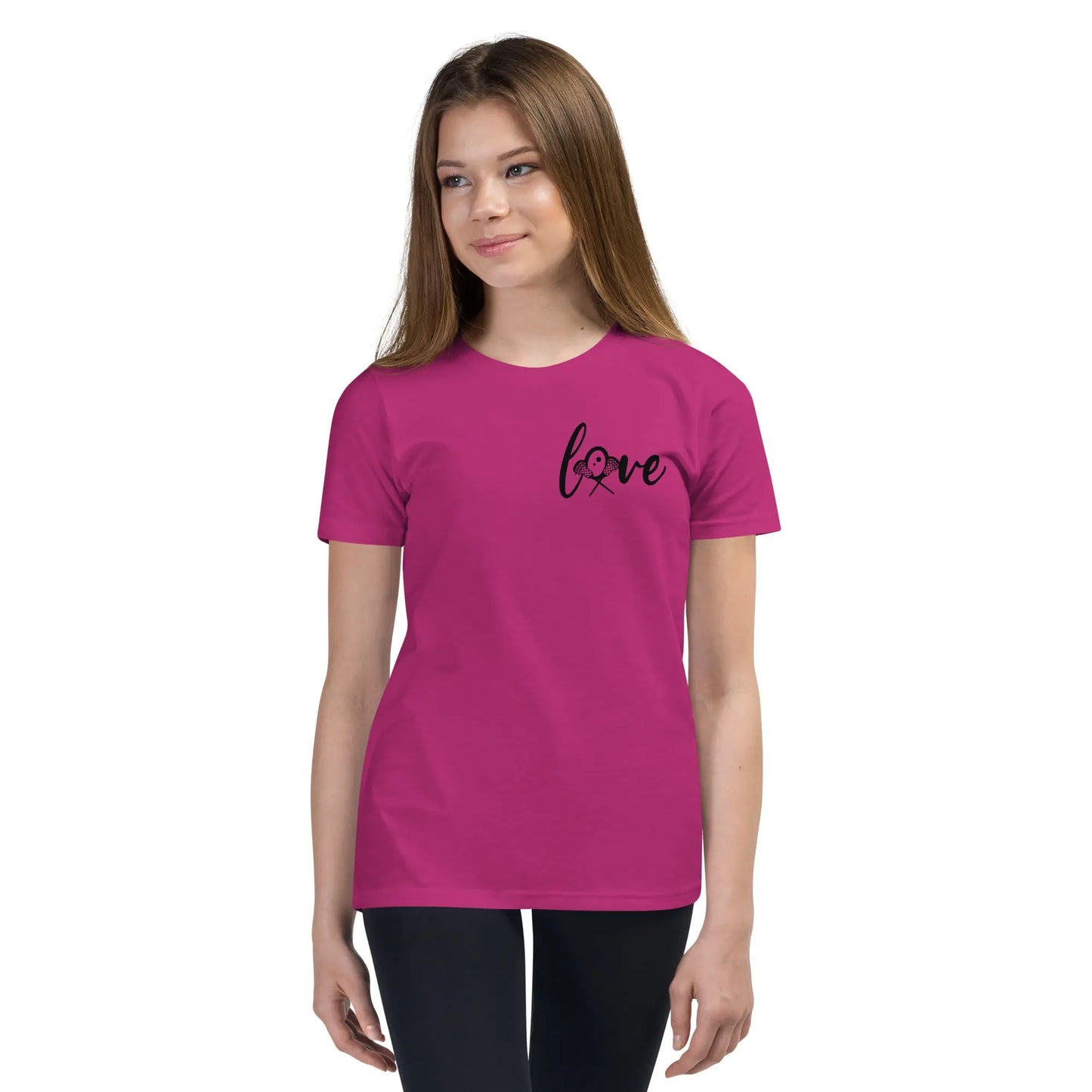 Youth Love Short Sleeve T-Shirt Coast 2 Coast Lax USA