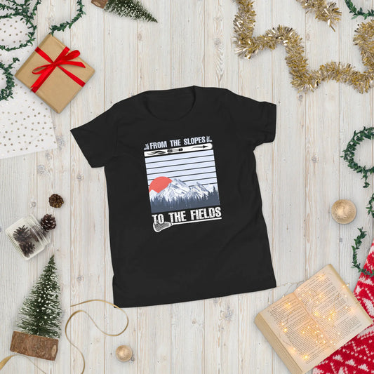 Youth Ski Short Sleeve T-Shirt Coast 2 Coast Lax USA