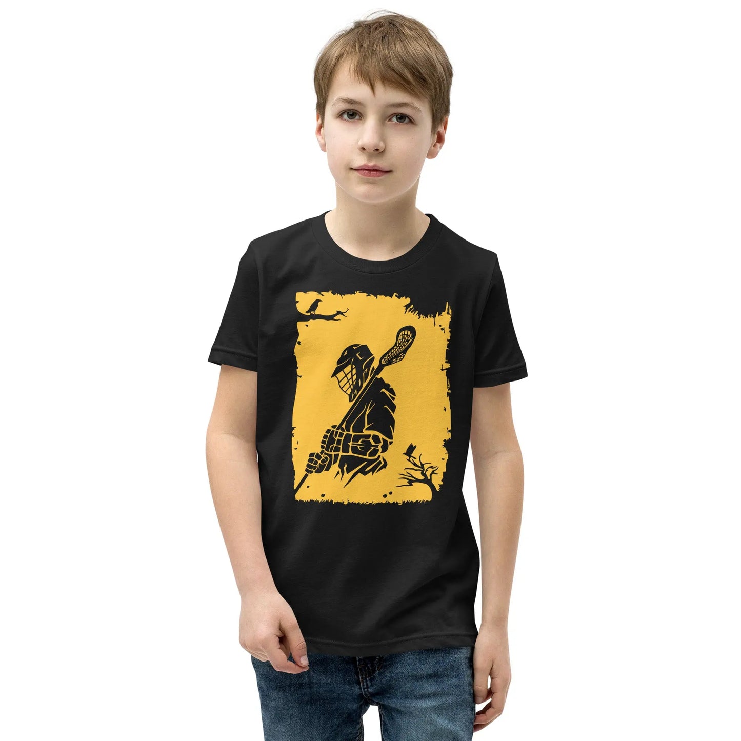 Youth Lax Player Short Sleeve T-Shirt Coast 2 Coast Lax USA
