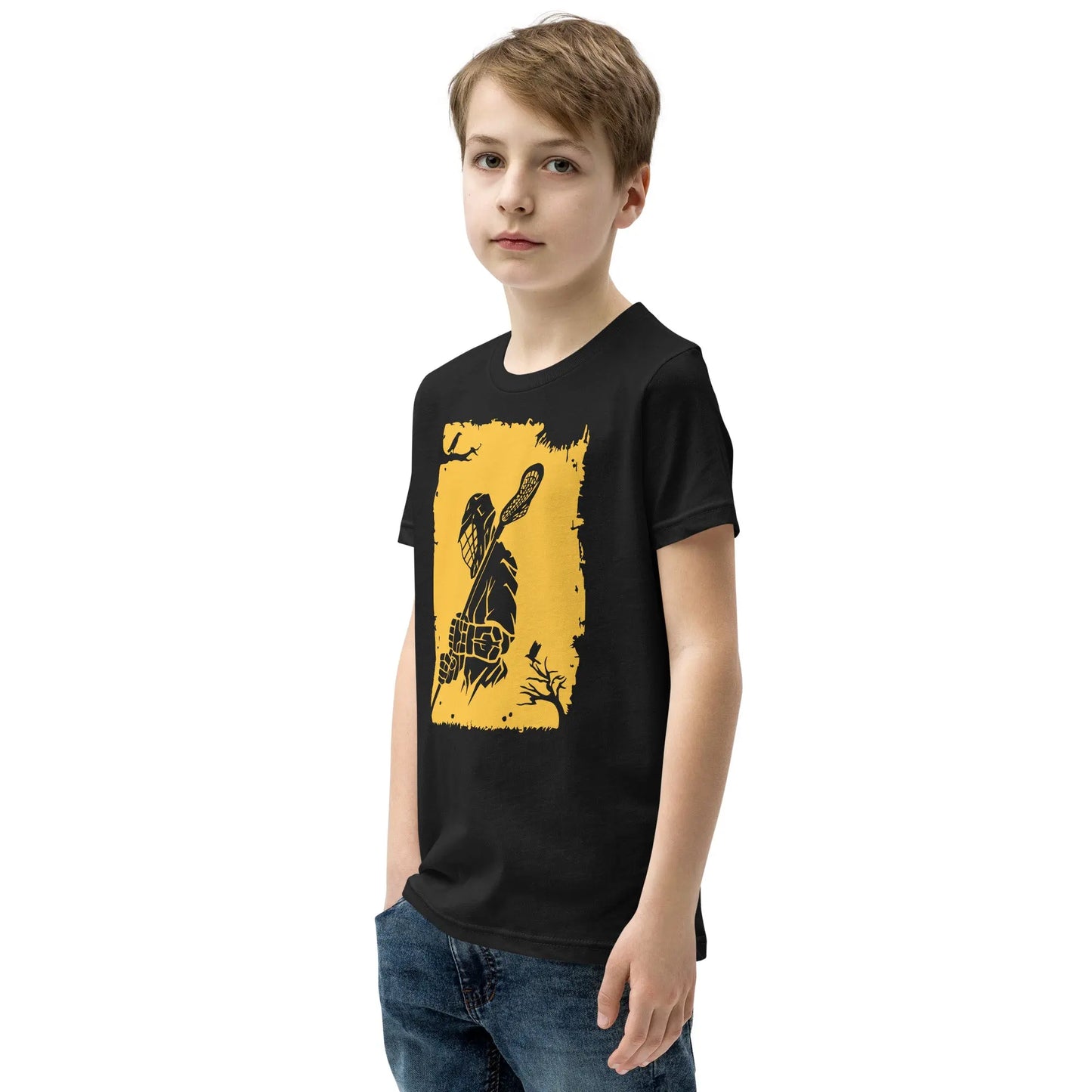 Youth Lax Player Short Sleeve T-Shirt Coast 2 Coast Lax USA