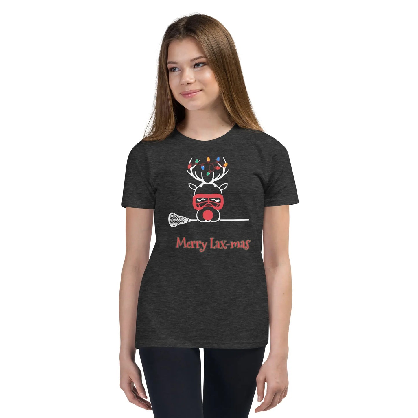 Youth Merry Lax-mas Short Sleeve T-Shirt Coast 2 Coast Lax USA