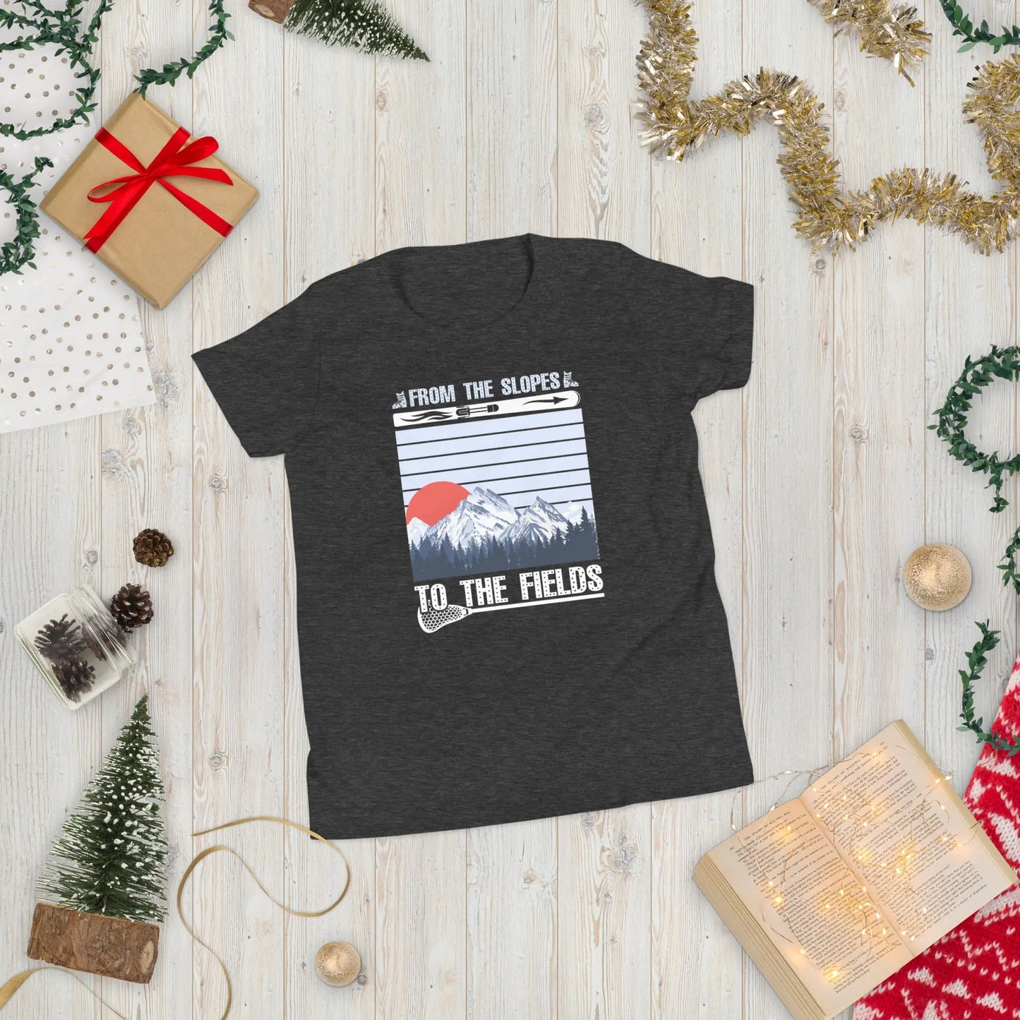 Youth Ski Short Sleeve T-Shirt Coast 2 Coast Lax USA