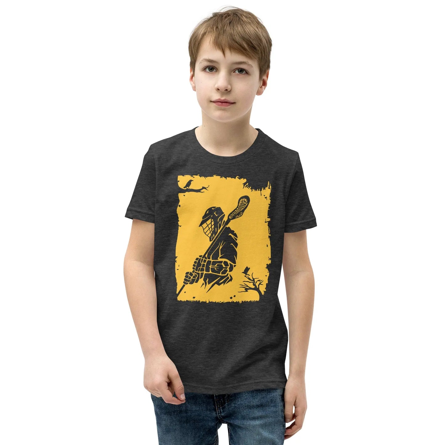 Youth Lax Player Short Sleeve T-Shirt Coast 2 Coast Lax USA