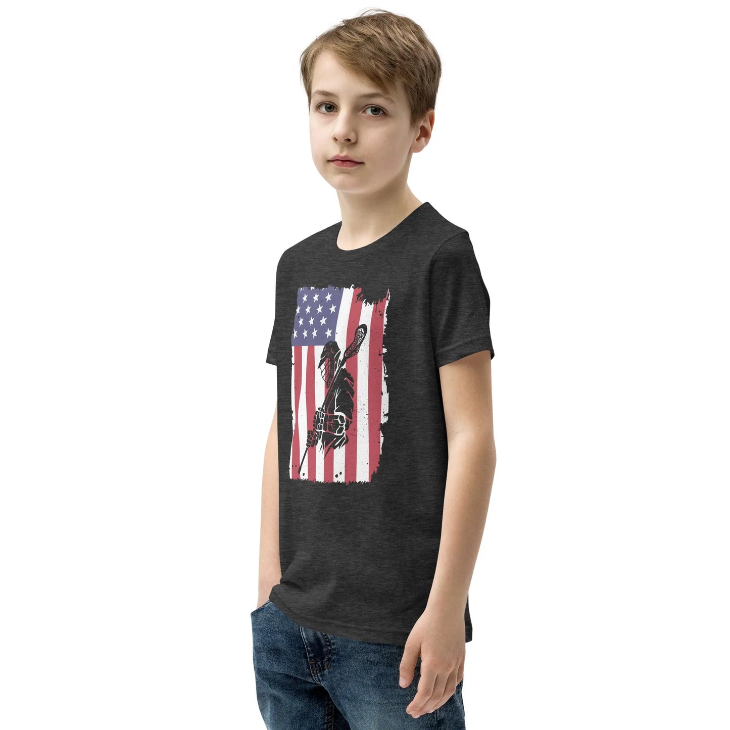 Youth All American Short Sleeve T-Shirt Coast 2 Coast Lax USA