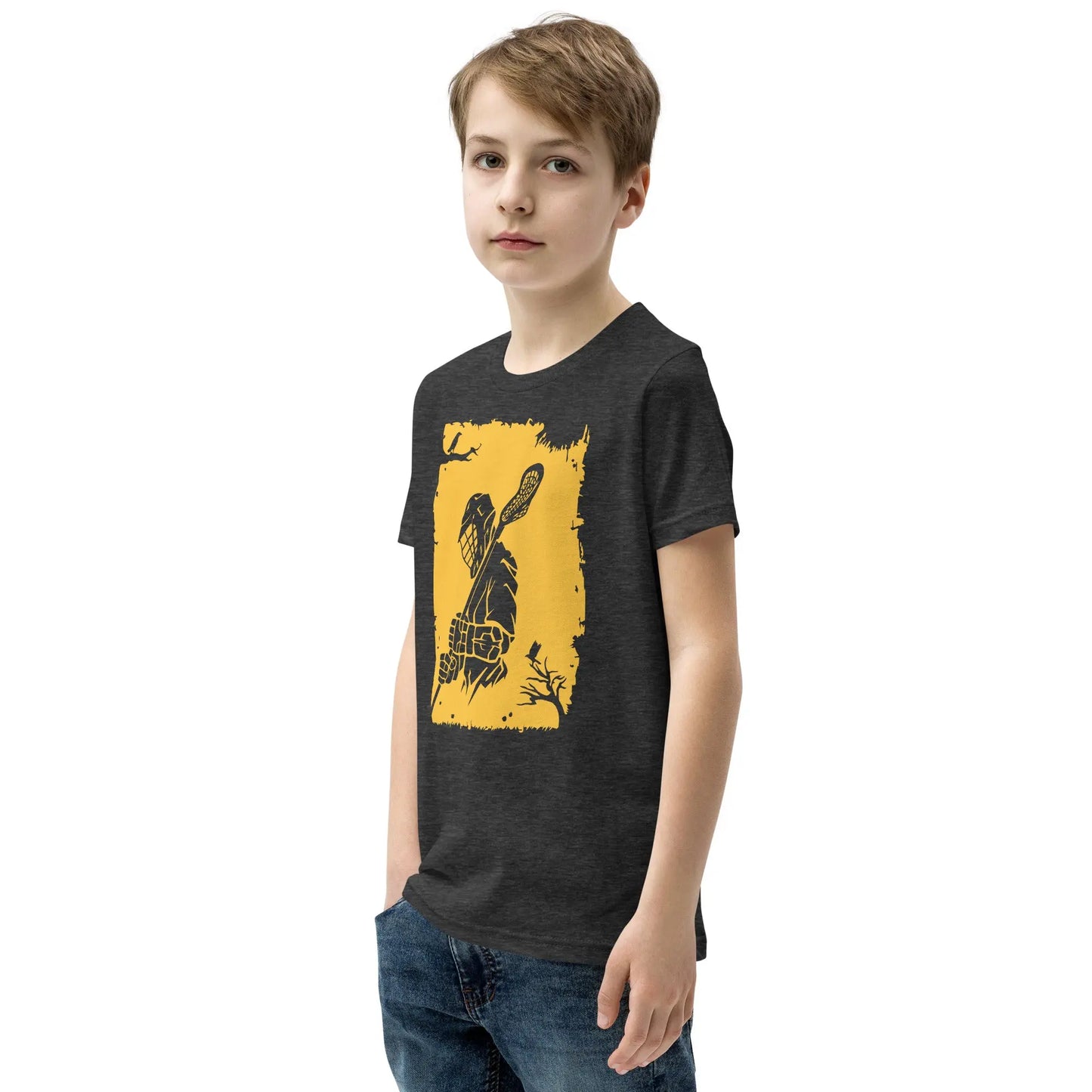 Youth Lax Player Short Sleeve T-Shirt Coast 2 Coast Lax USA