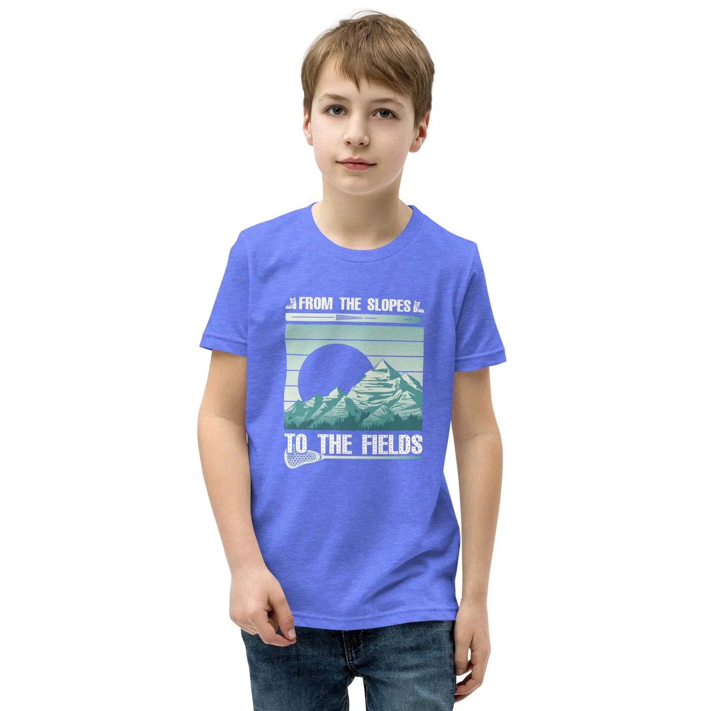 Youth Ski Lax Short Sleeve T-Shirt Coast 2 Coast Lax USA