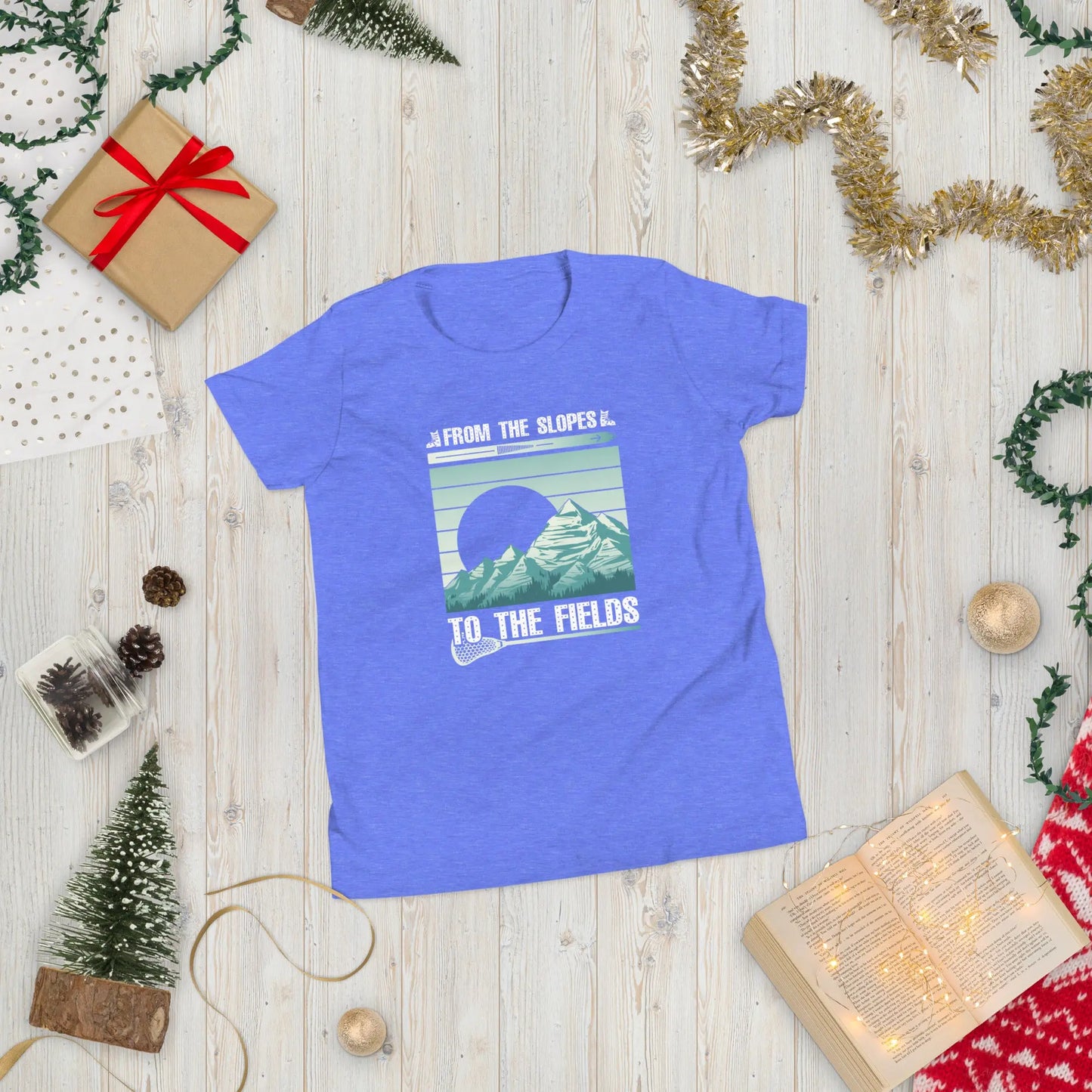 Youth Ski Lax Short Sleeve T-Shirt Coast 2 Coast Lax USA