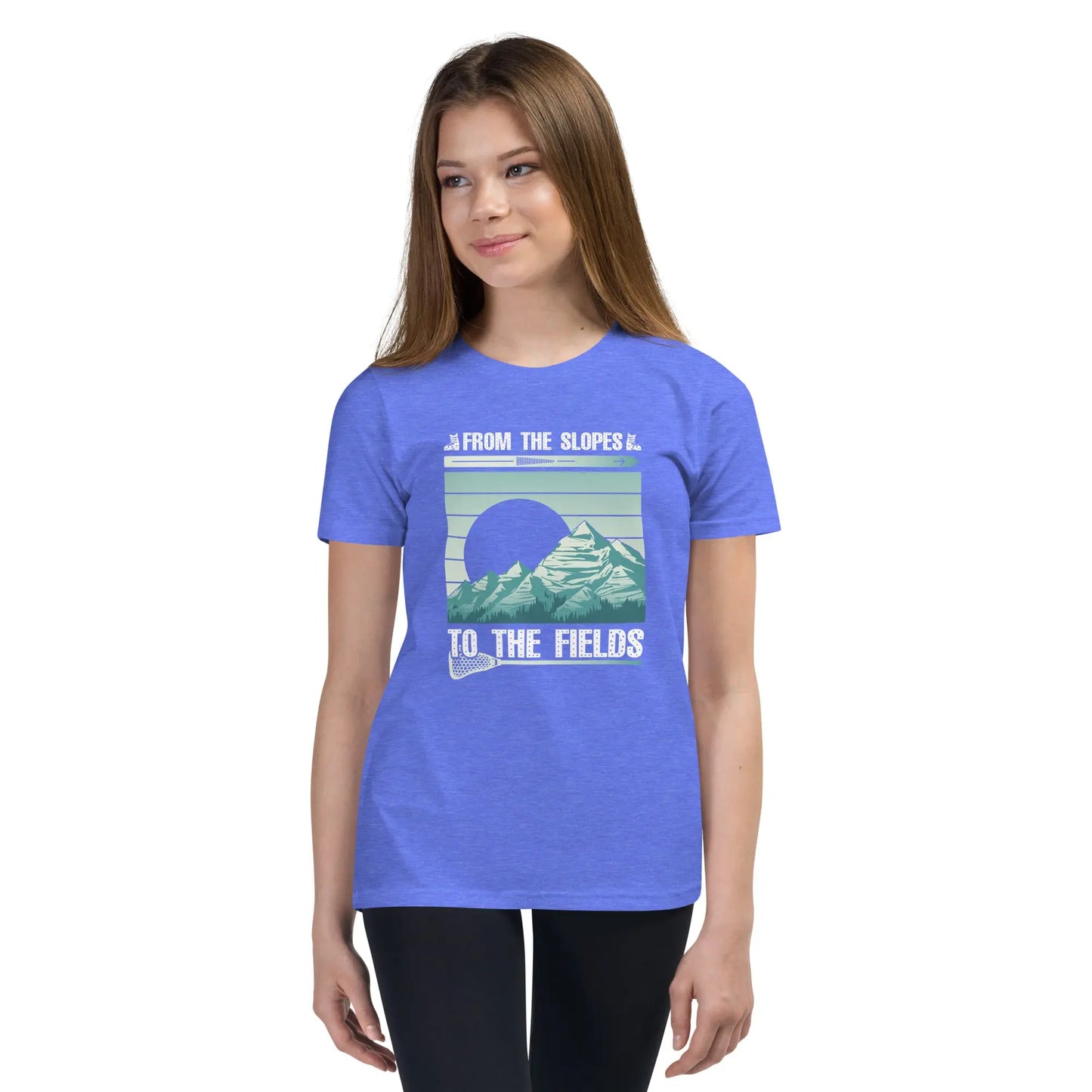 Youth Ski Lax Short Sleeve T-Shirt Coast 2 Coast Lax USA