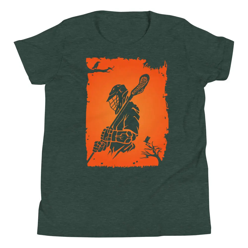 Halloween Lacrosse Youth Player Tee Coast 2 Coast Lax USA