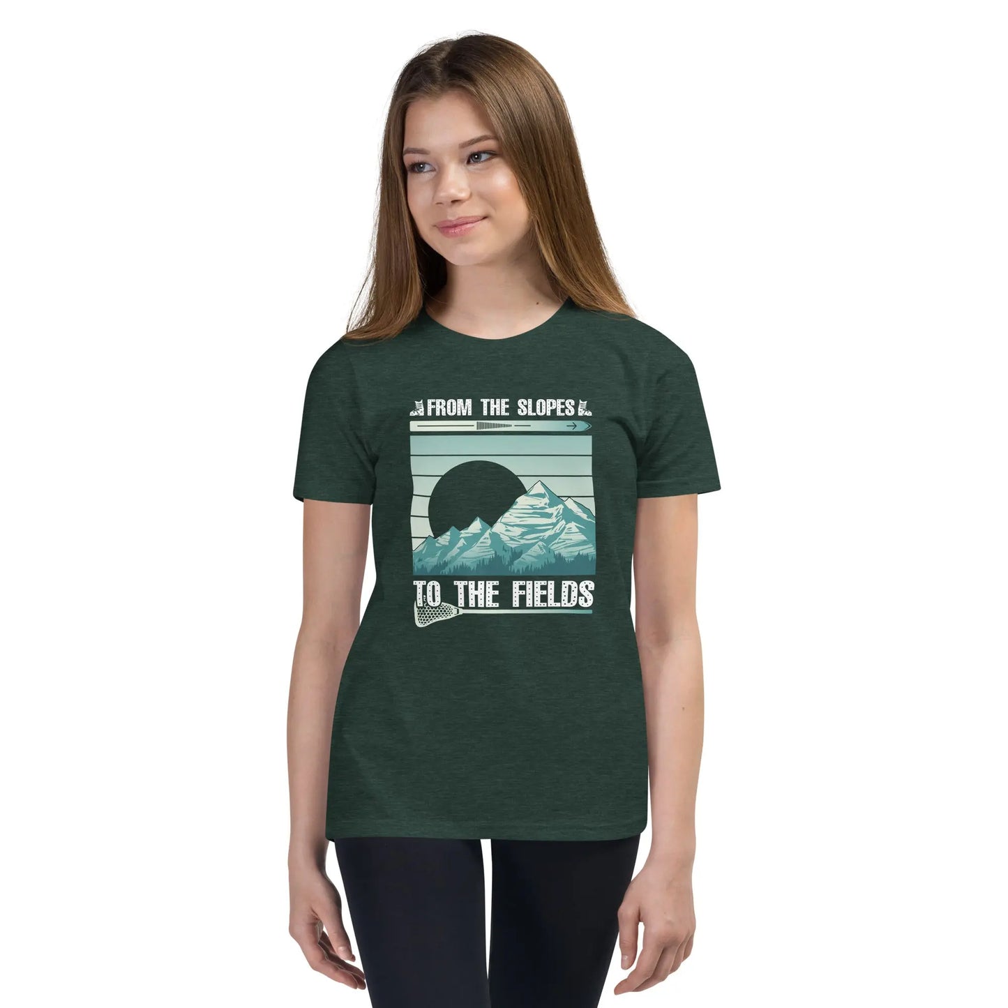 Youth Ski Lax Short Sleeve T-Shirt Coast 2 Coast Lax USA