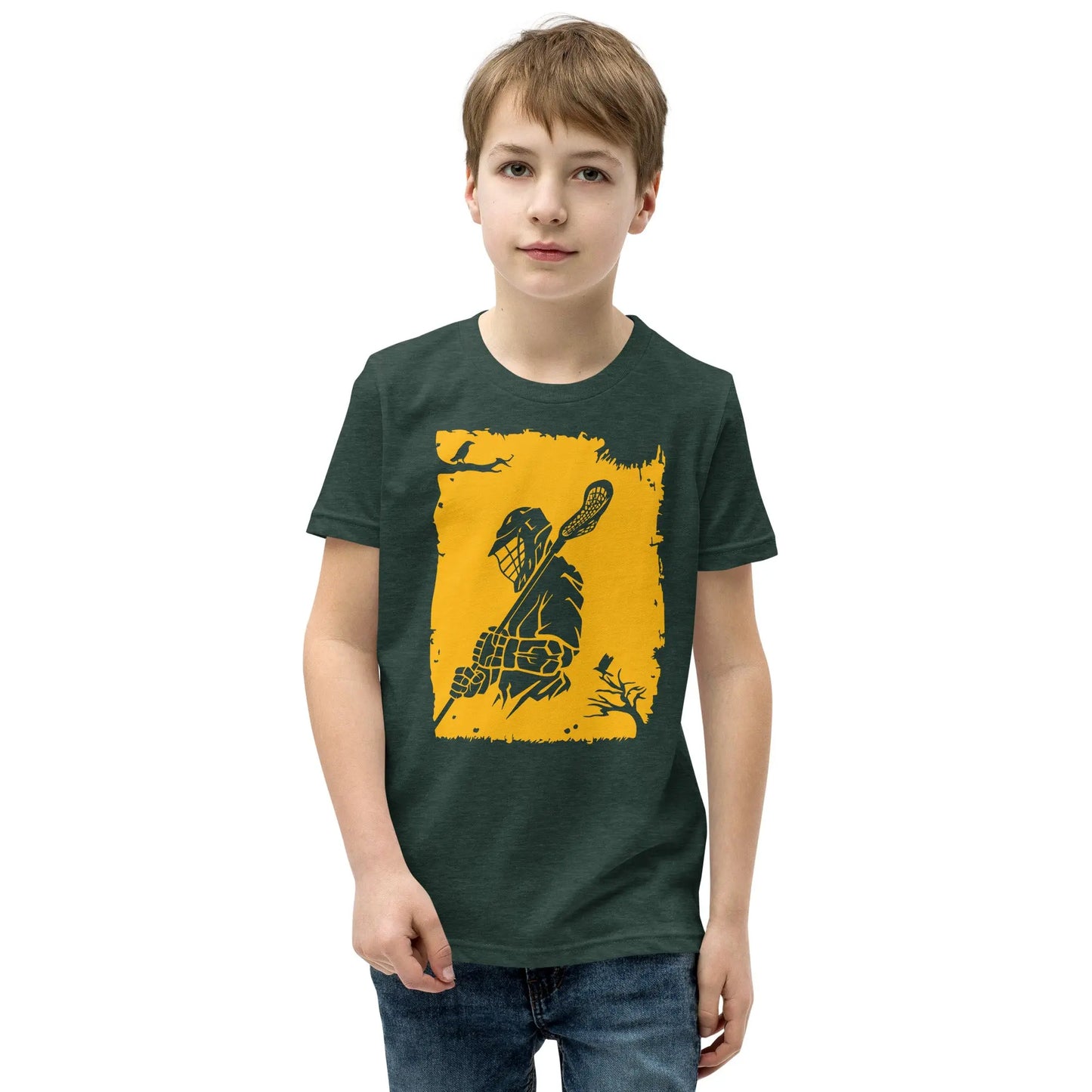 Youth Lax Player Short Sleeve T-Shirt Coast 2 Coast Lax USA