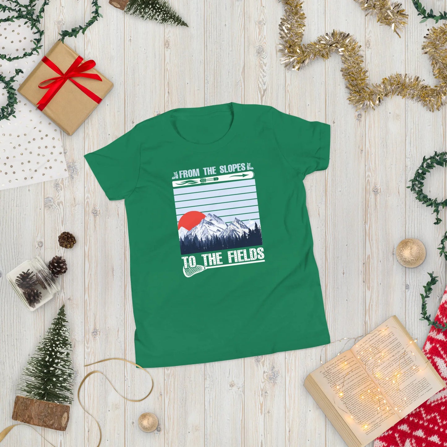 Youth Ski Short Sleeve T-Shirt Coast 2 Coast Lax USA
