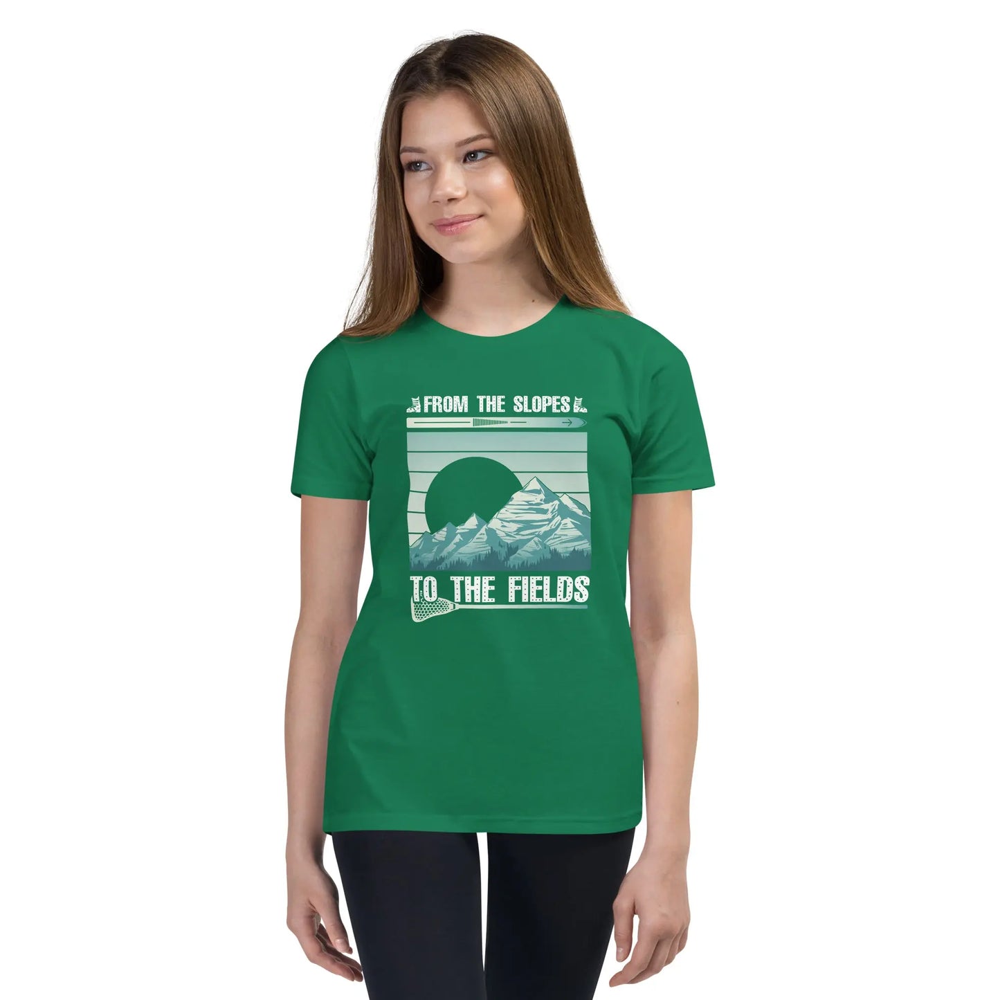Youth Ski Lax Short Sleeve T-Shirt Coast 2 Coast Lax USA