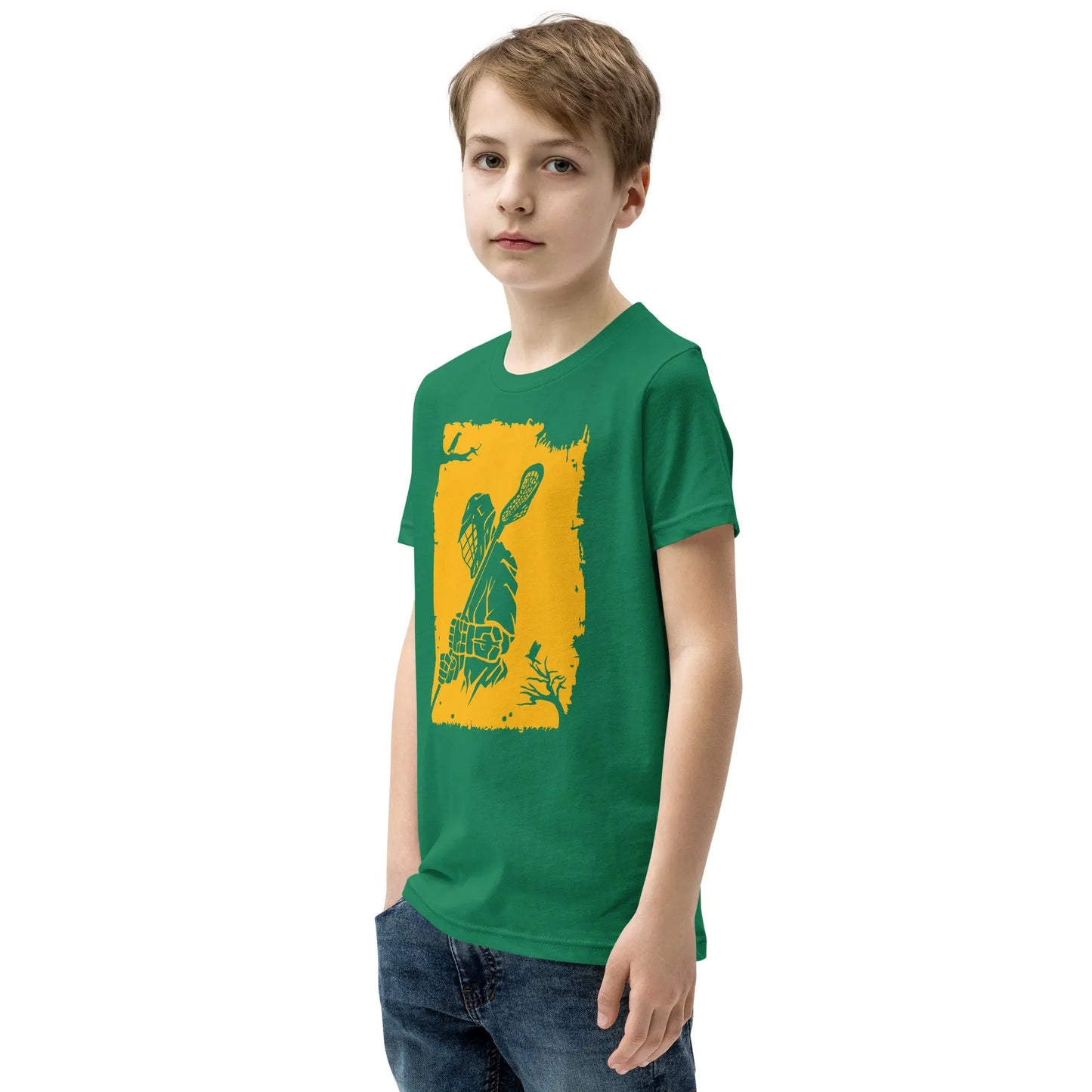 Youth Lax Player Short Sleeve T-Shirt Coast 2 Coast Lax USA
