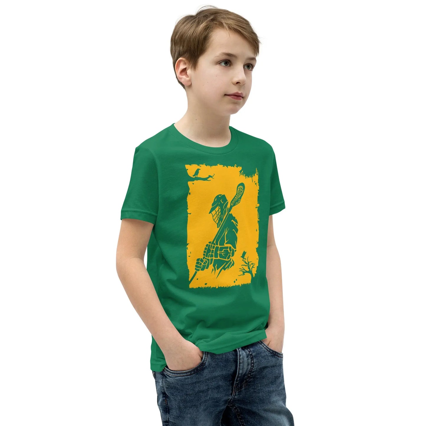 Youth Lax Player Short Sleeve T-Shirt Coast 2 Coast Lax USA