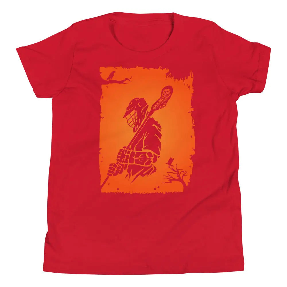 Halloween Lacrosse Youth Player Tee Coast 2 Coast Lax USA