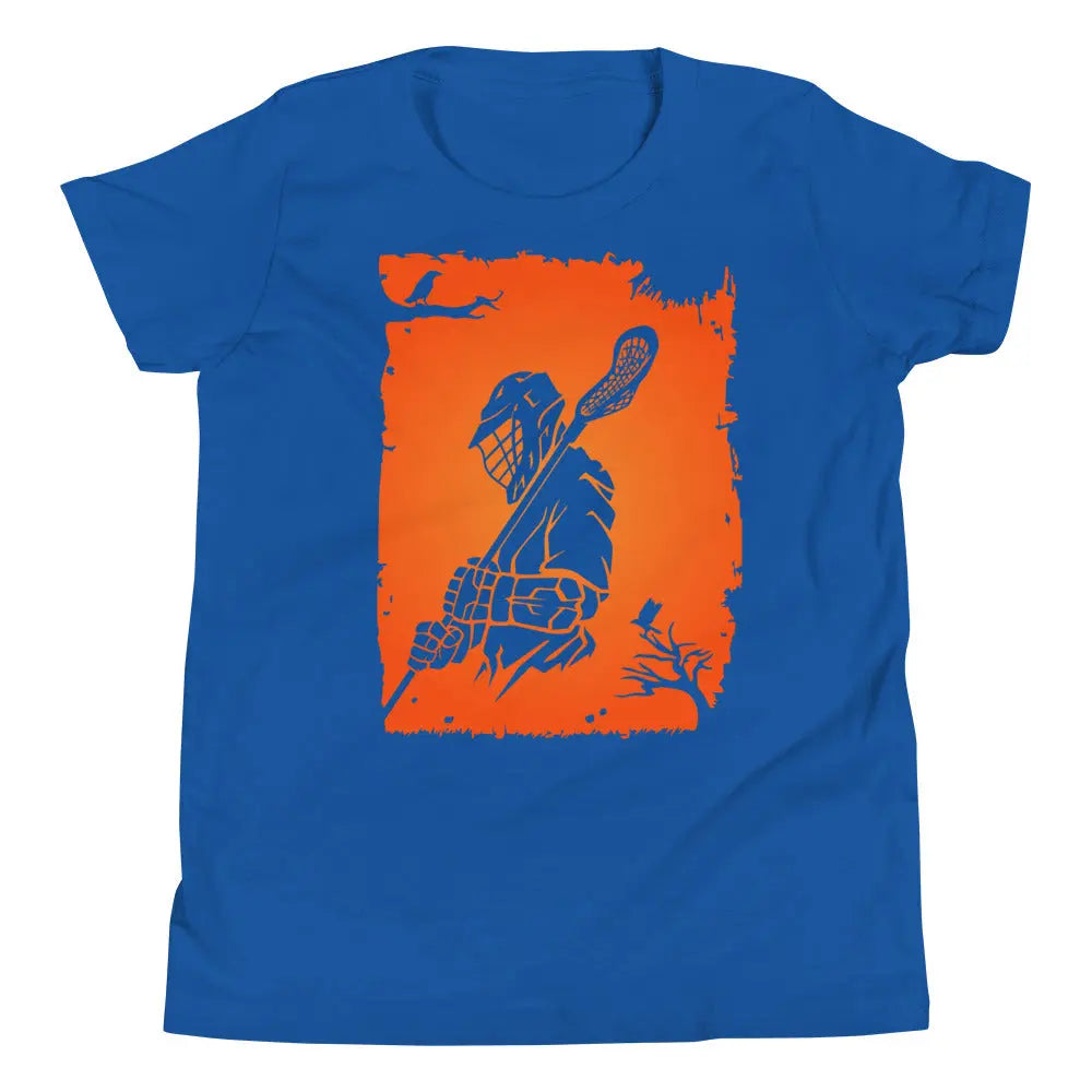 Halloween Lacrosse Youth Player Tee Coast 2 Coast Lax USA