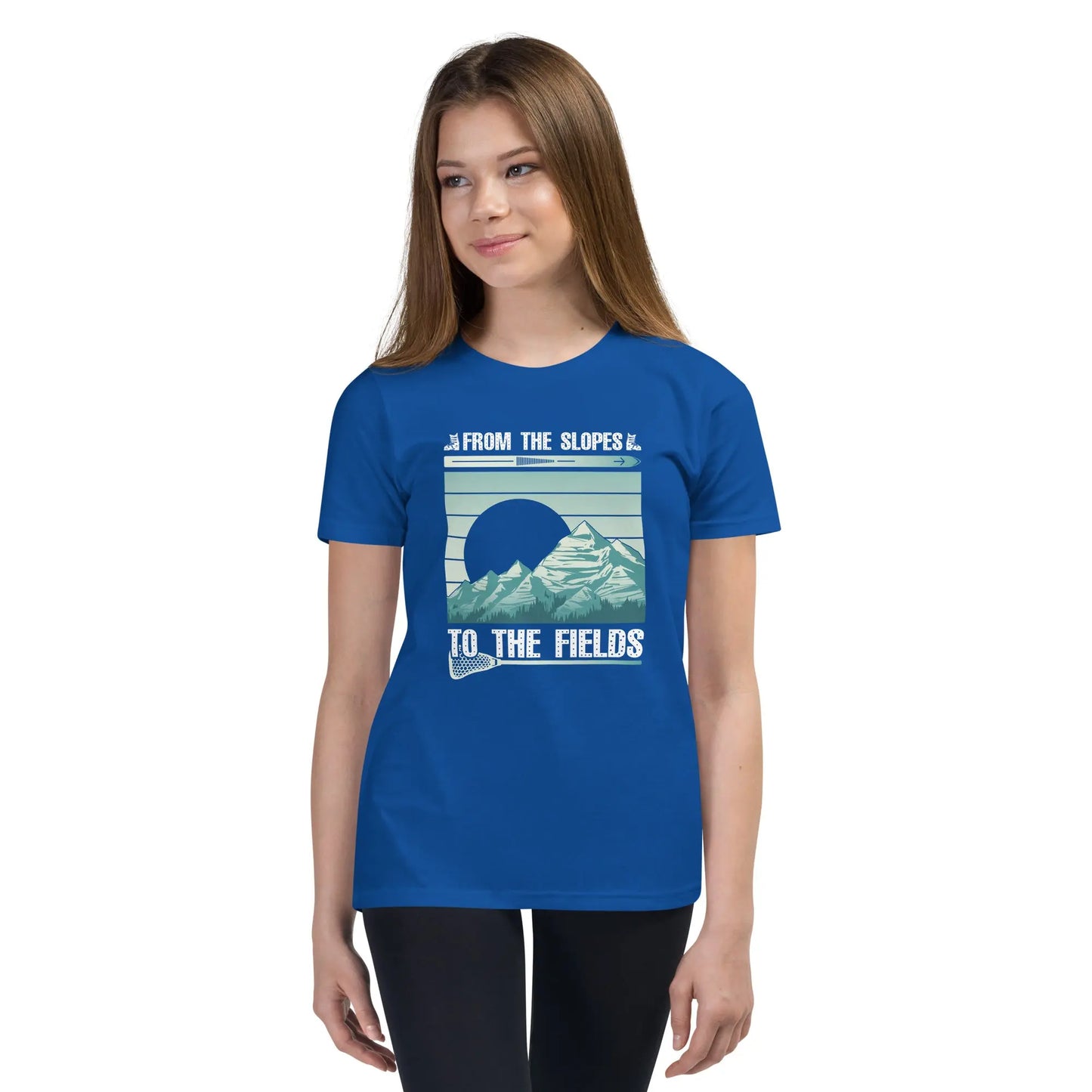 Youth Ski Lax Short Sleeve T-Shirt Coast 2 Coast Lax USA
