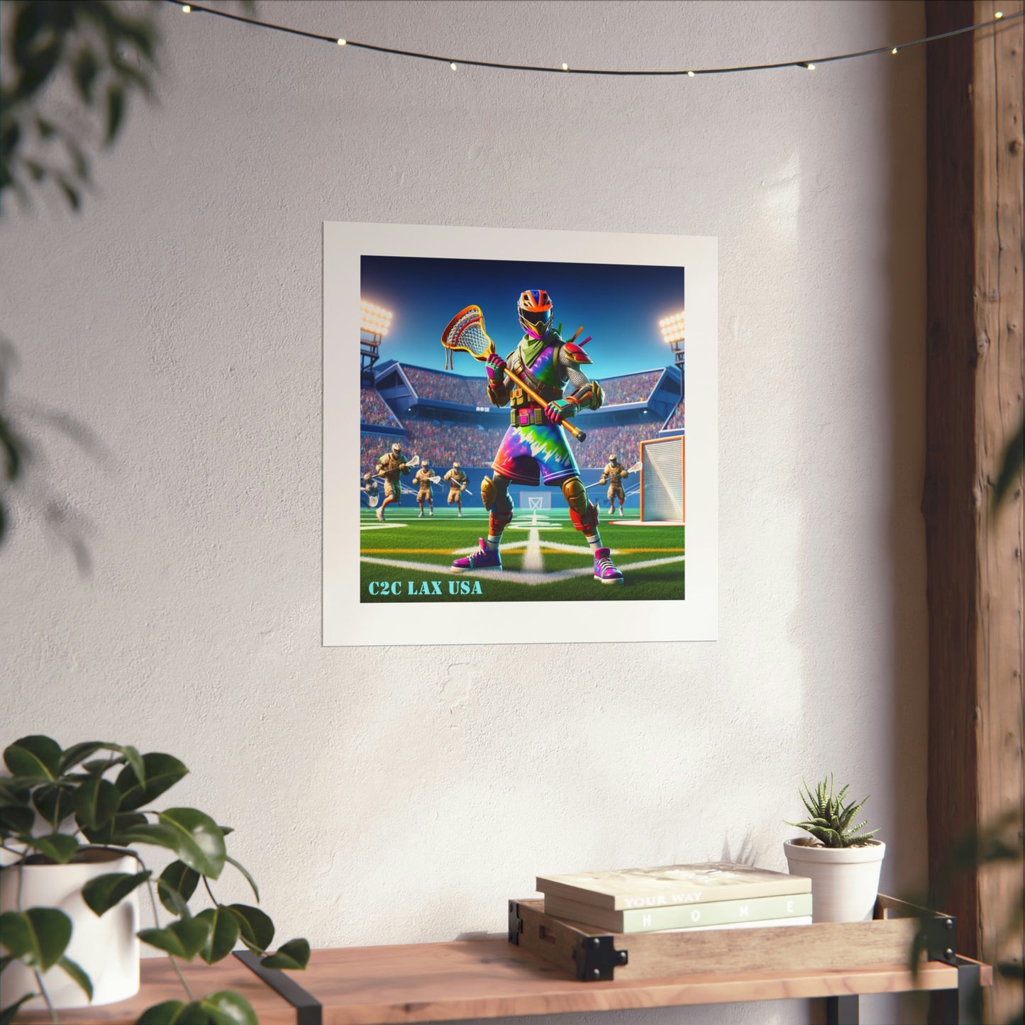 LAX GAMER Matte Vertical Posters