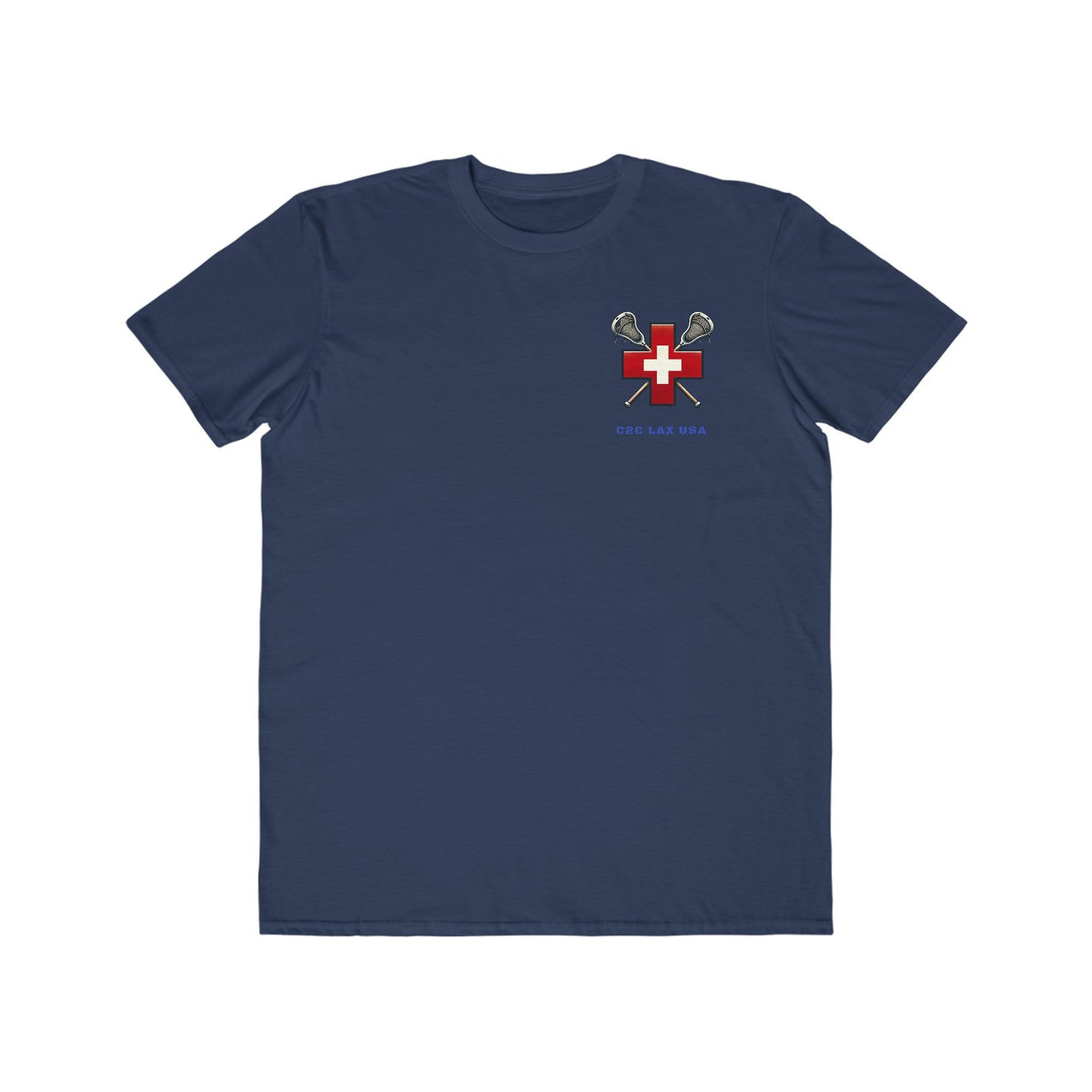 Red White and Blue - Bruised Men's Lightweight Fashion Tee