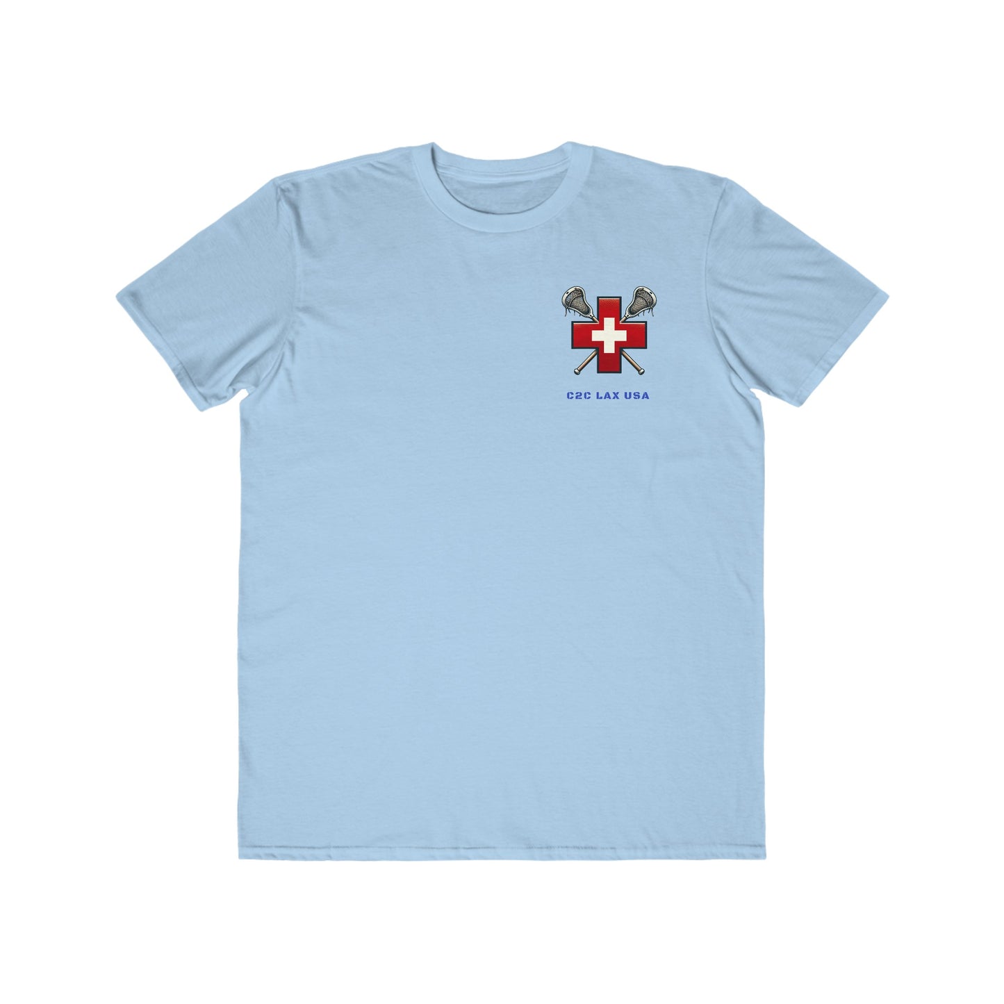 Red White and Blue - Bruised Men's Lightweight Fashion Tee