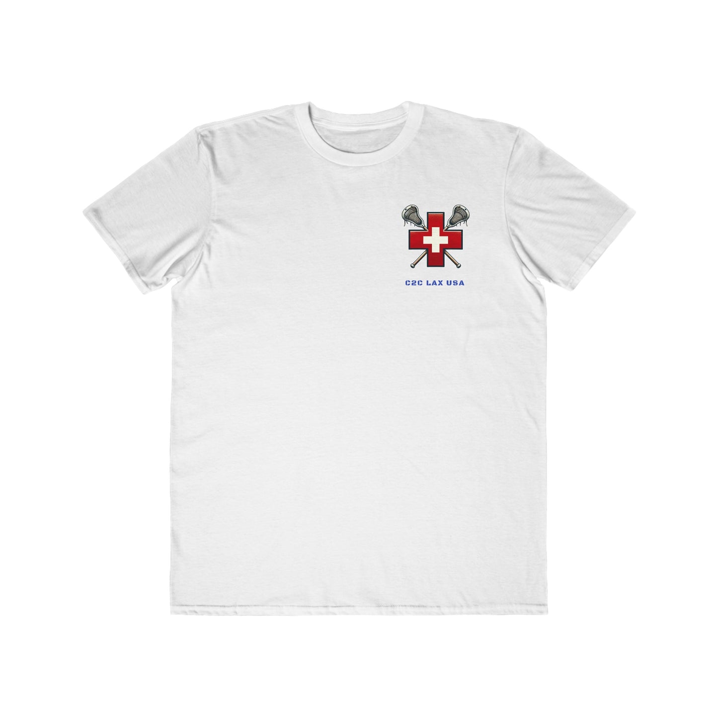 Red White and Blue - Bruised Men's Lightweight Fashion Tee