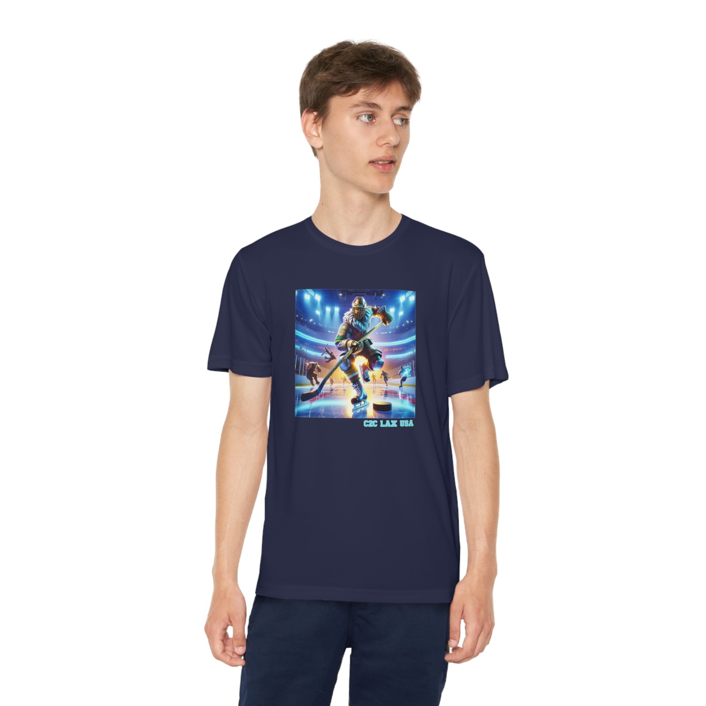 Gamer Ice Hockey Youth Moisture Wicking Tee