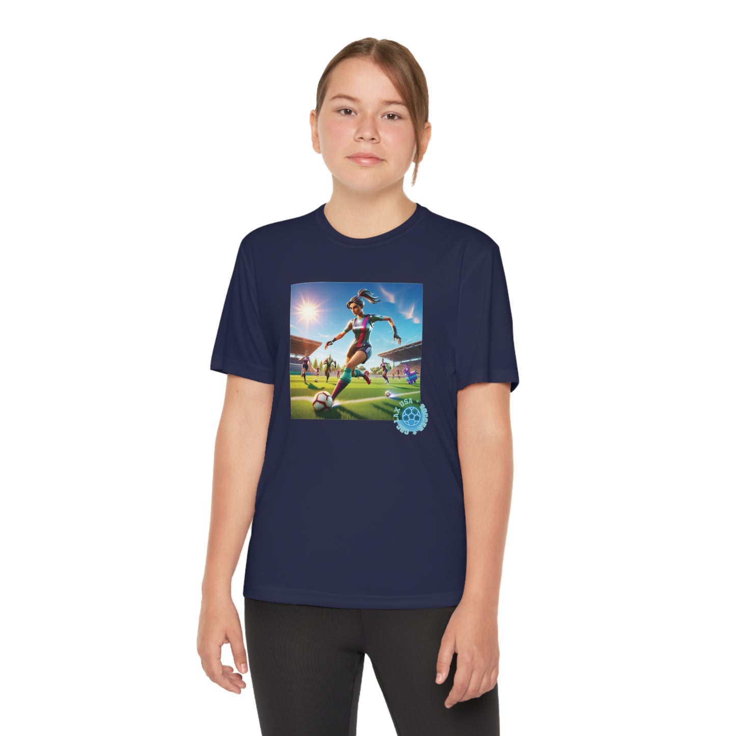 Soccer Gamer Youth Competitor Tee