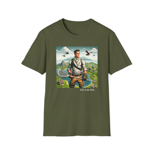 Military Lacrosse Cotton Unisex Softstyle T-Shirt