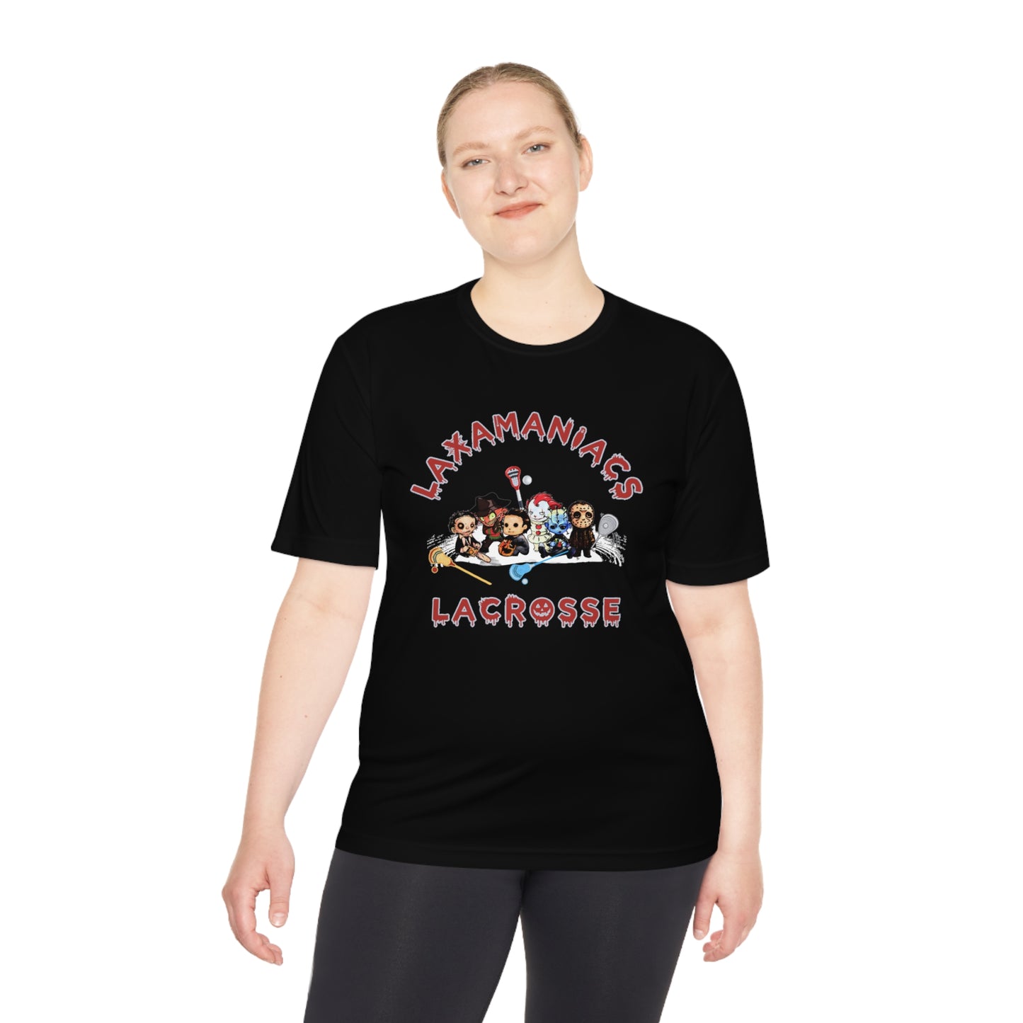 Halloween Lacrosse Club Unisex Moisture Wicking Tee