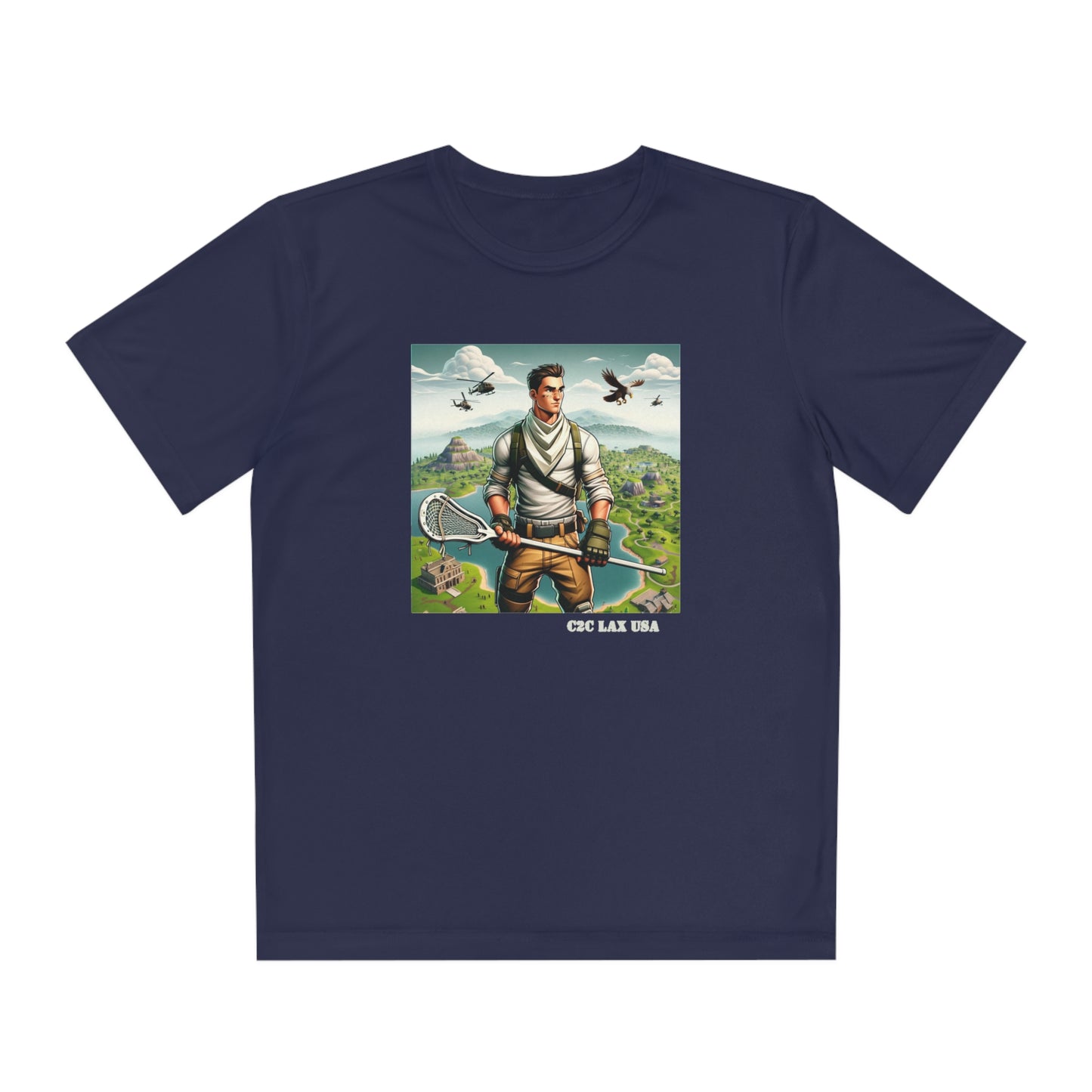 Military Lacrosse Youth Competitor Tee